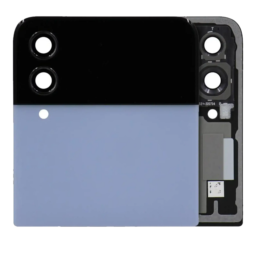 External OLED Display for Samsung Galaxy Z Flip 4 5G (US & International) (Used OEM Pull, Quality A) (Blue)