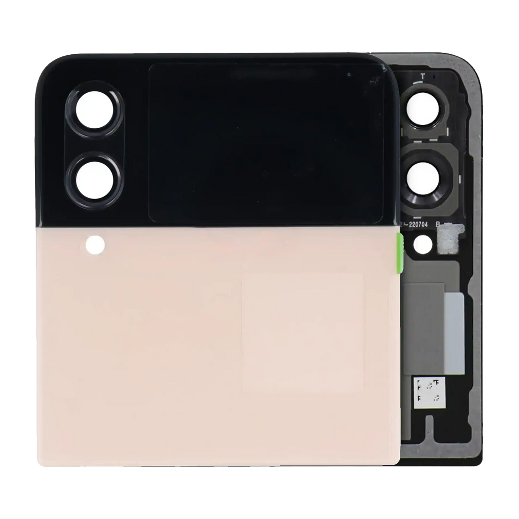 Outer OLED Display for Samsung Galaxy Z Flip 4 5G (US & International) - OEM Pull (Quality B/C) - Pink Gold