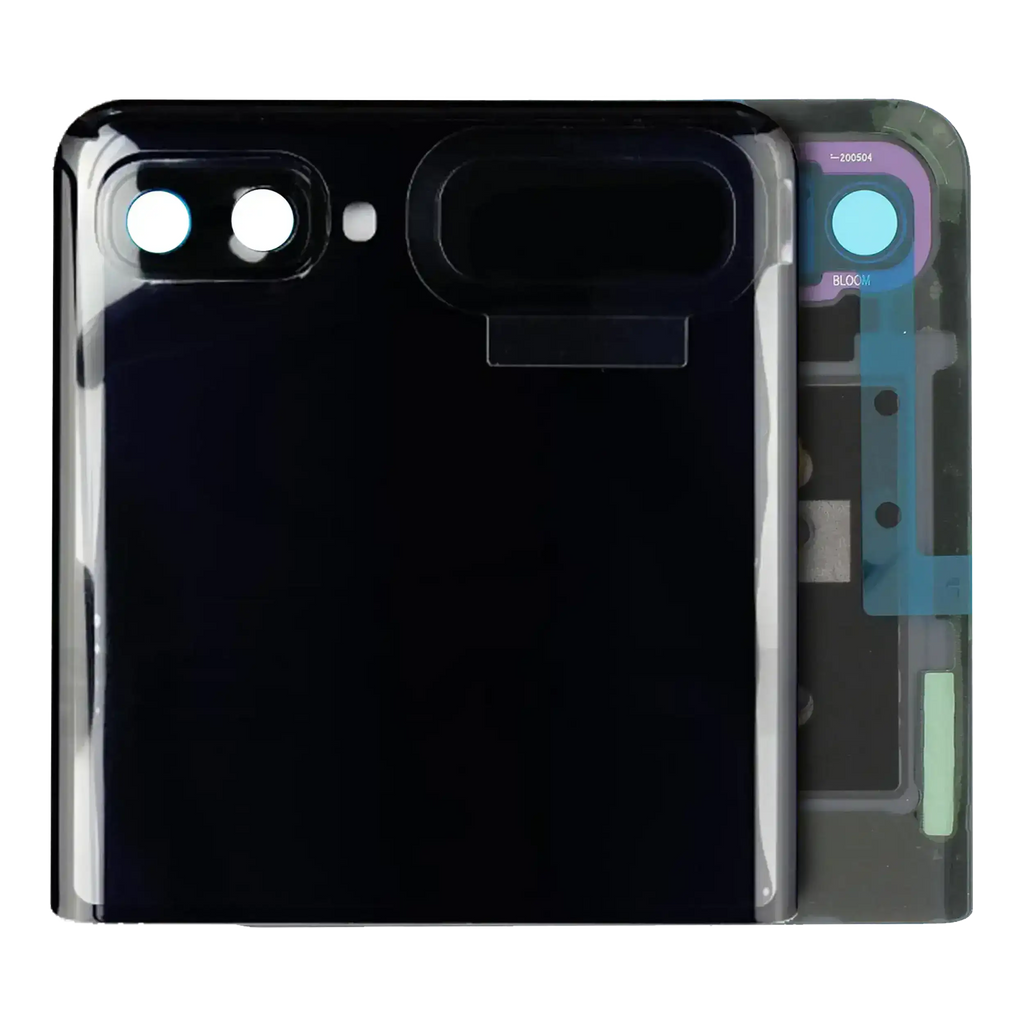 OLED-Bauteil mit Rahmen für Samsung Galaxy Z Flip 4G Service Pack Mirror Black