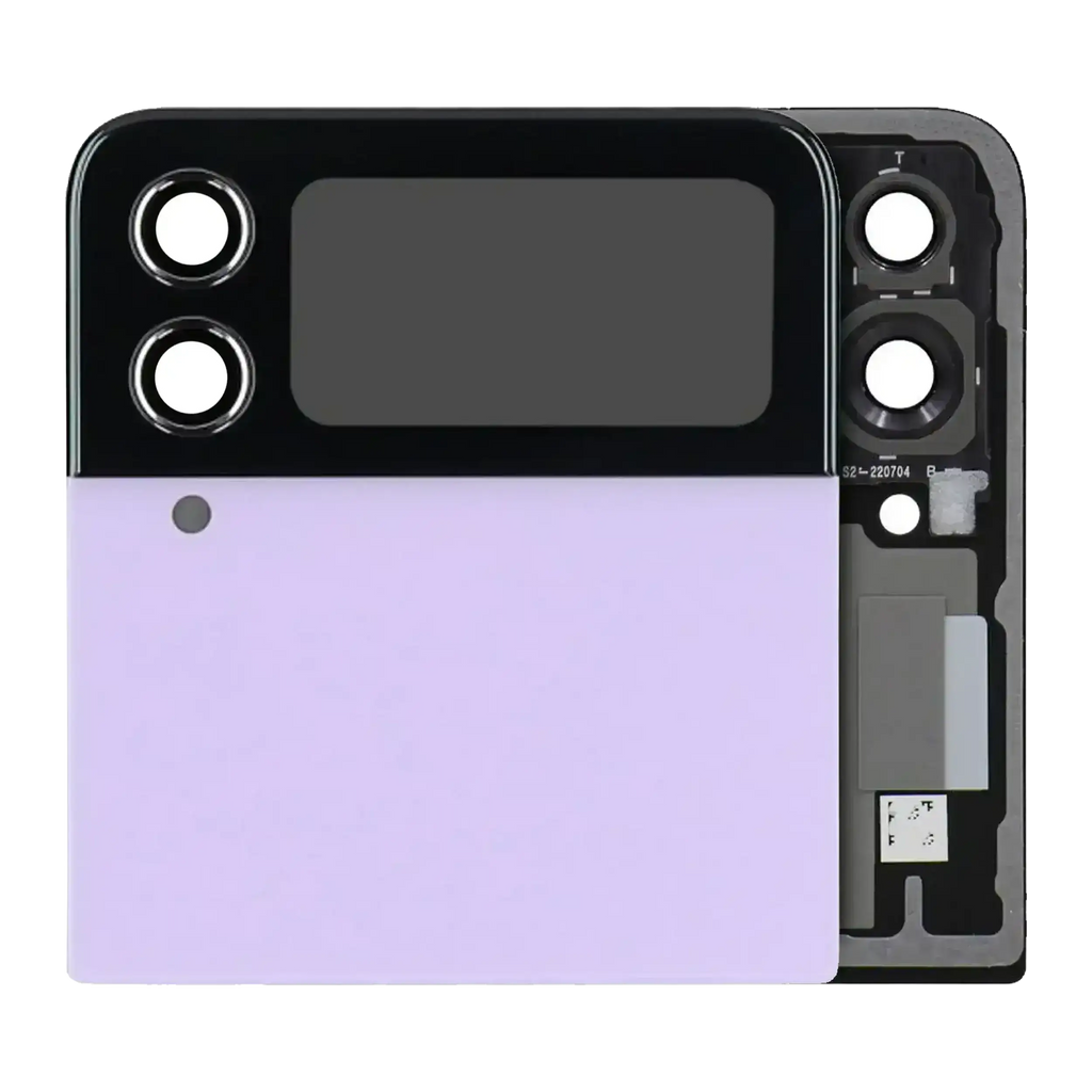 External OLED Display for Samsung Galaxy Z Flip 4 5G (Bora Purple, Used, Quality B/C, US & International)