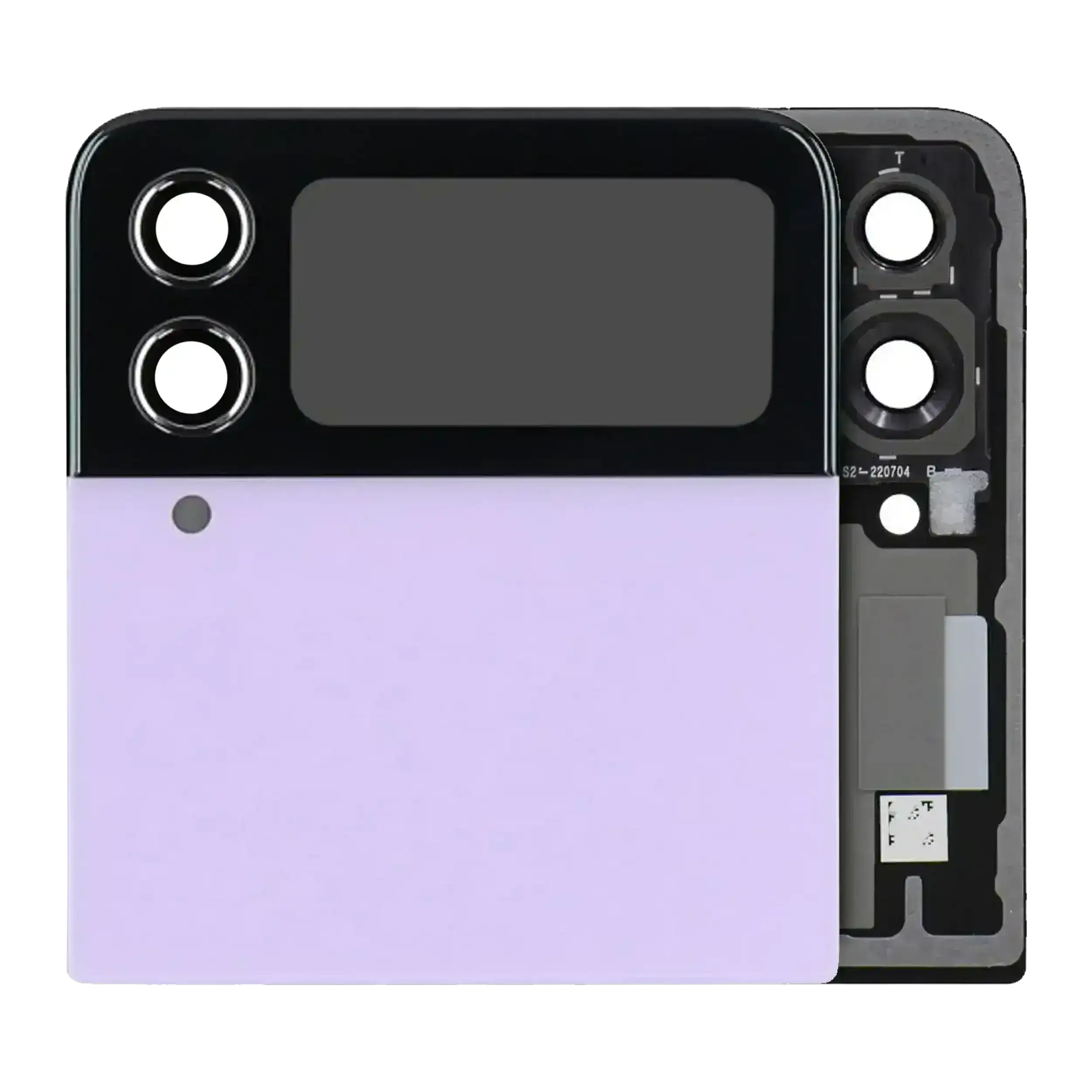 External OLED Display for Samsung Galaxy Z Flip 4 5G (Bora Purple, Used, Quality B/C, US & International)