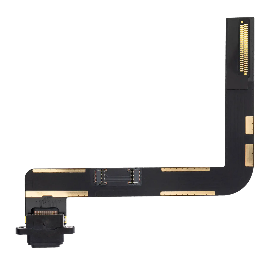 Ladebuchse Flexkabel für iPad 7/8/9 (2019-2021) Schwarz Aftermarket+
