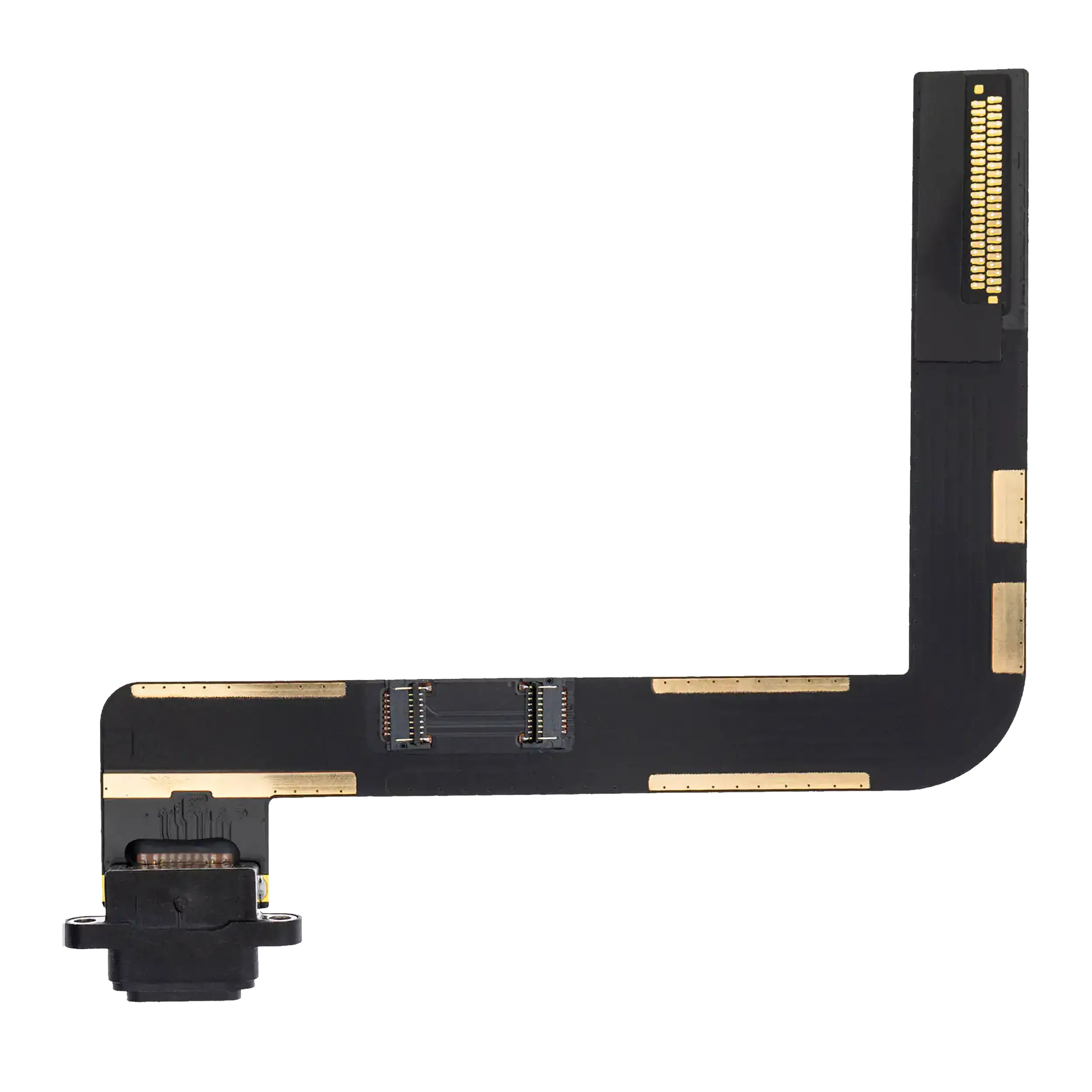 Ladebuchse Flexkabel für iPad 7/8/9 (2019-2021) Schwarz Aftermarket+