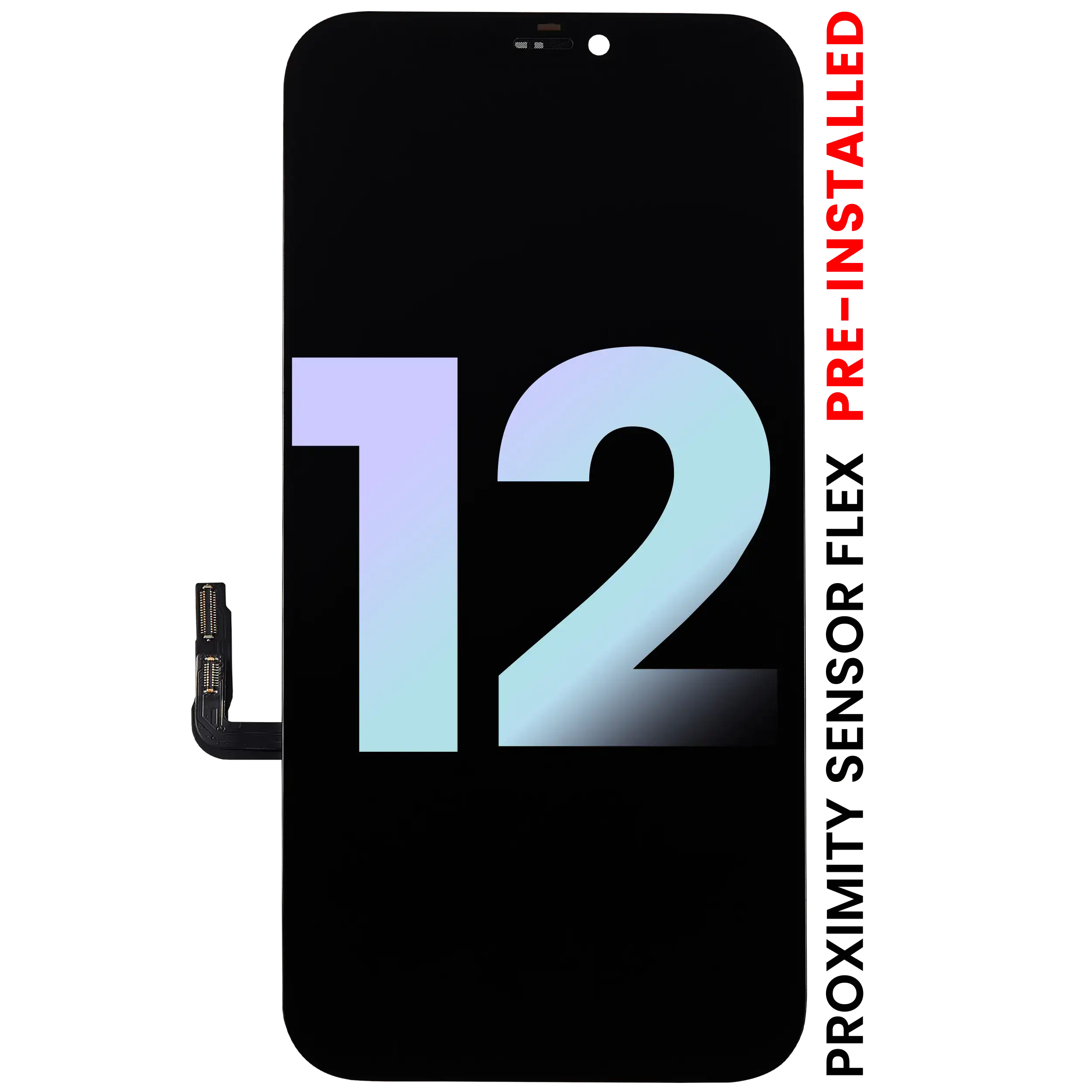 OLED-Display mit Näherungssensor Flex für iPhone 12 (Service Pack)
