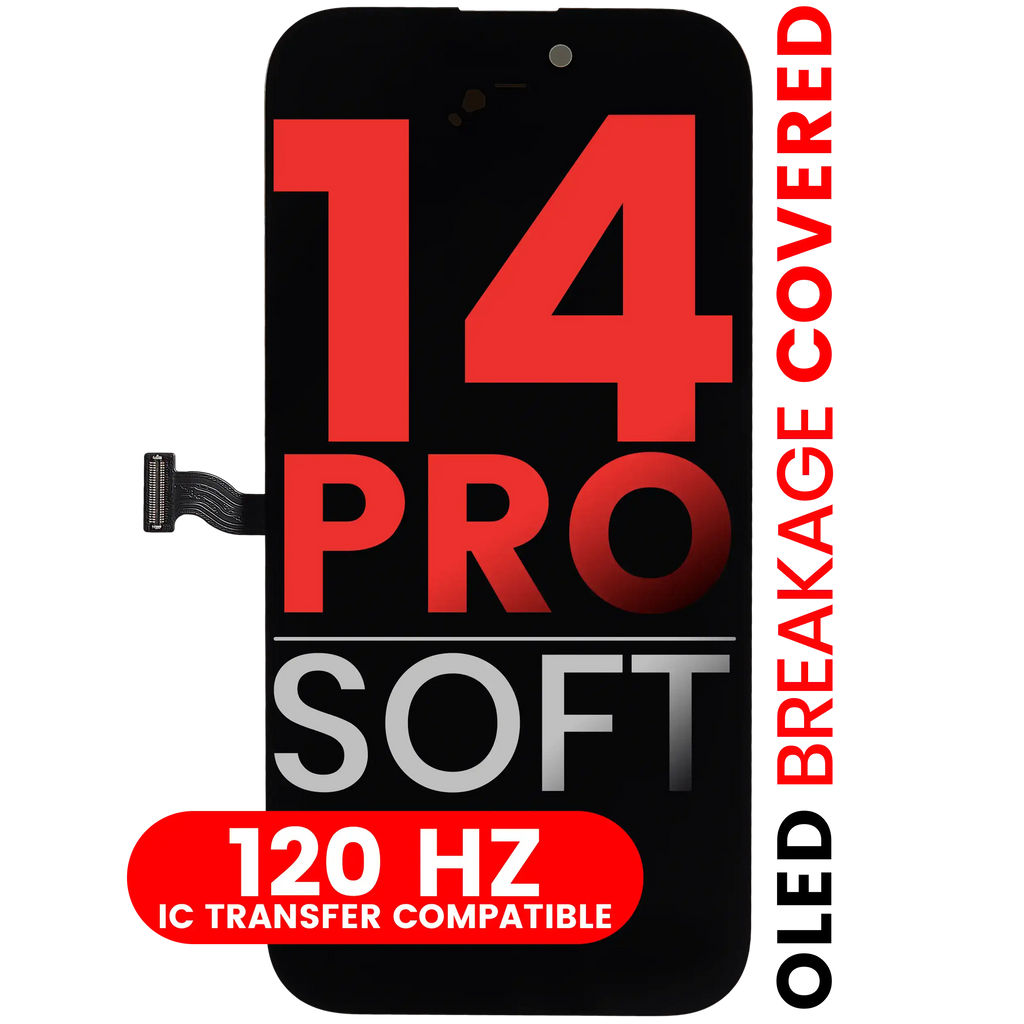 OLED-Display für iPhone 14 Pro (Aftermarket Pro: XO7 Soft, 120 Hz)