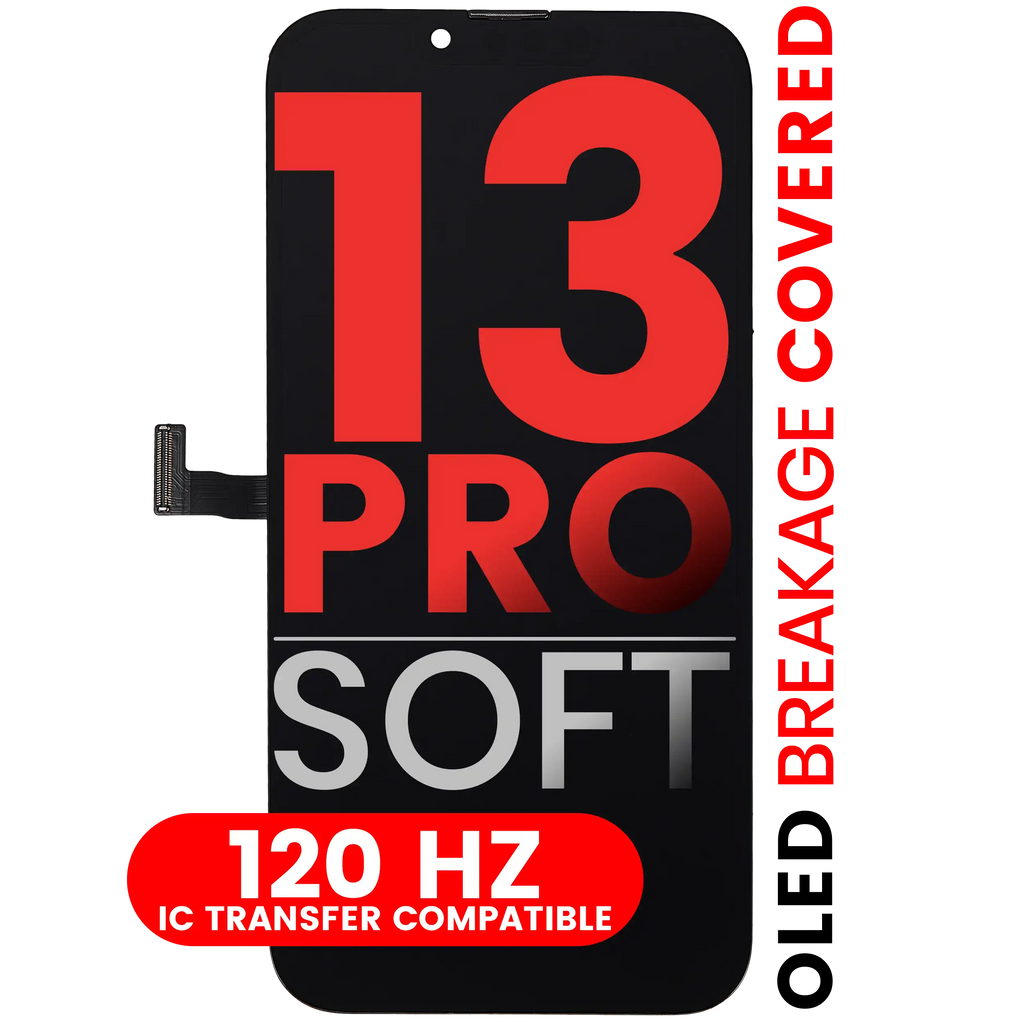 OLED Display for iPhone 13 Pro (Aftermarket Pro: XO7 Soft) (120 Hz)