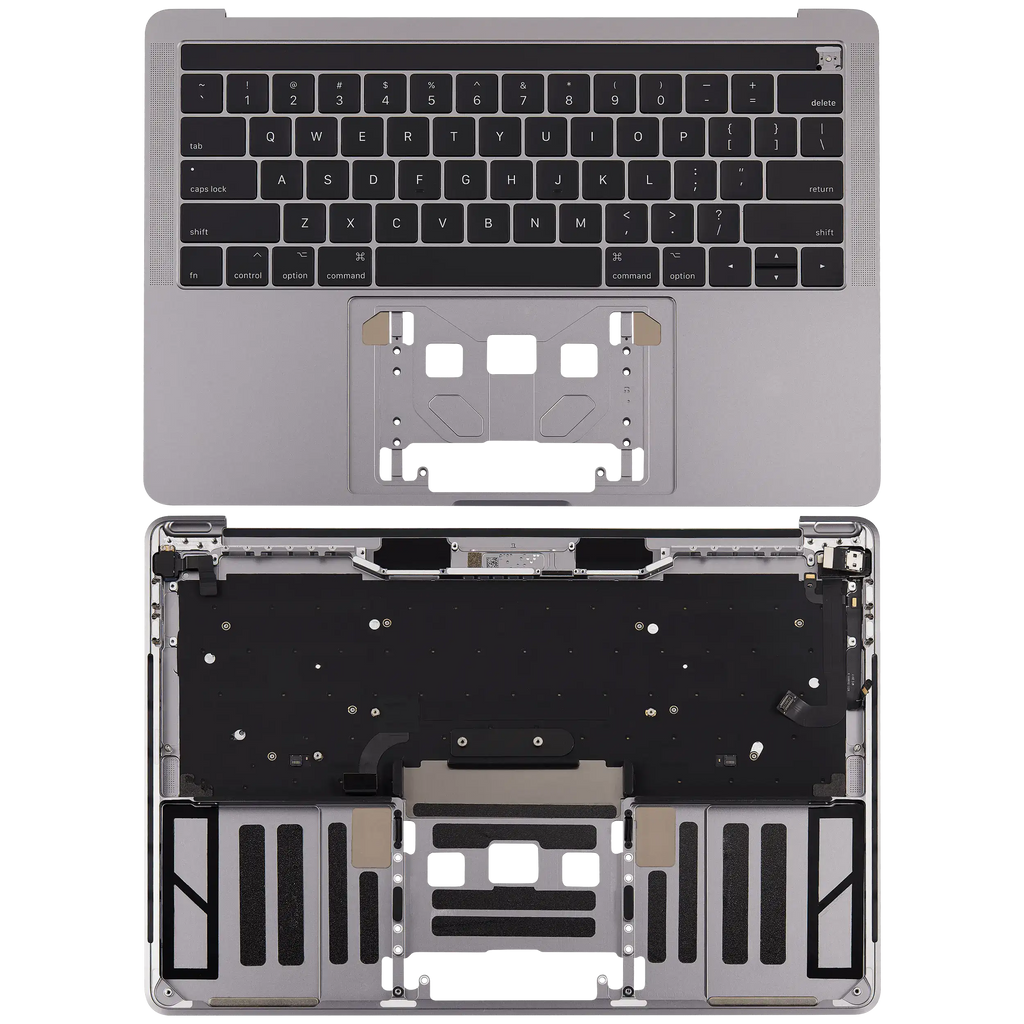 Top Case mit US-Tastatur für MacBook Pro 13" A1706 Space Grau OEM Neuwertig