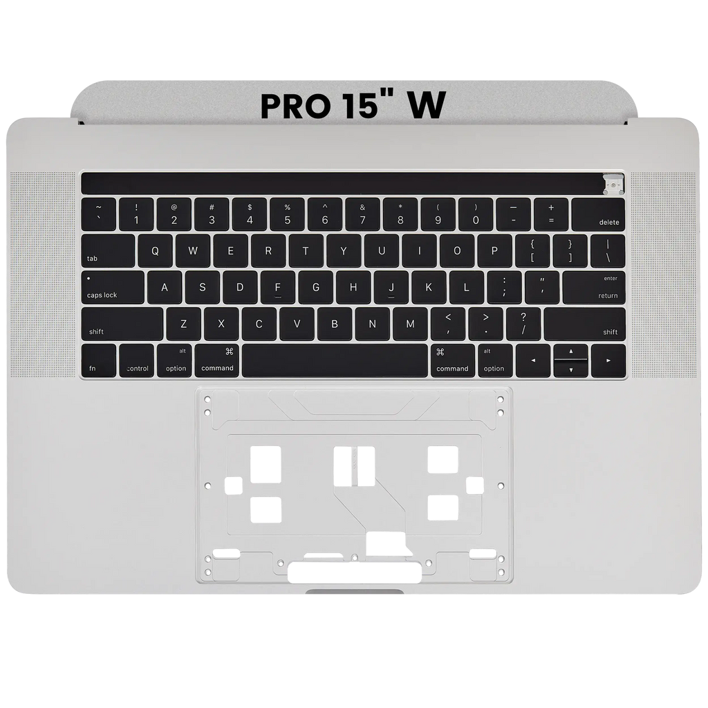 Top Case Tastatur Apple MacBook Pro 15 Zoll A1707 Silber OEM neuwertig