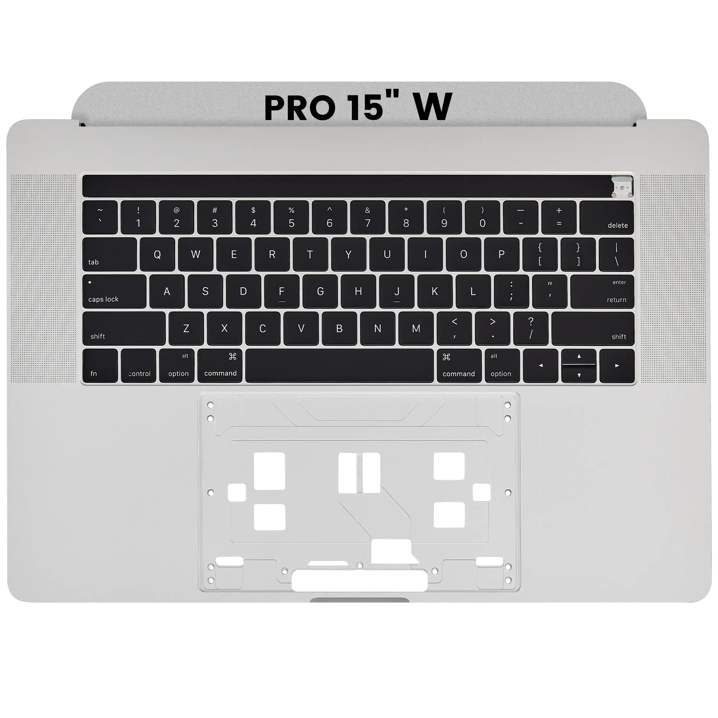 Top Case Tastatur Apple MacBook Pro 15 Zoll A1707 Silber OEM neuwertig