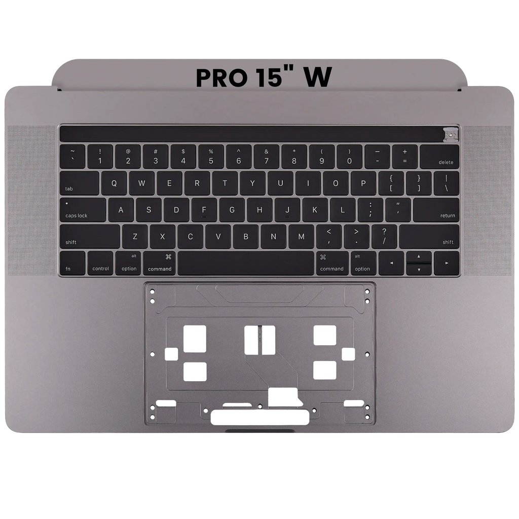 Top Case Tastatur MacBook Pro 15" A1707 (2016-17) US OEM Neuwertig Space Gray
