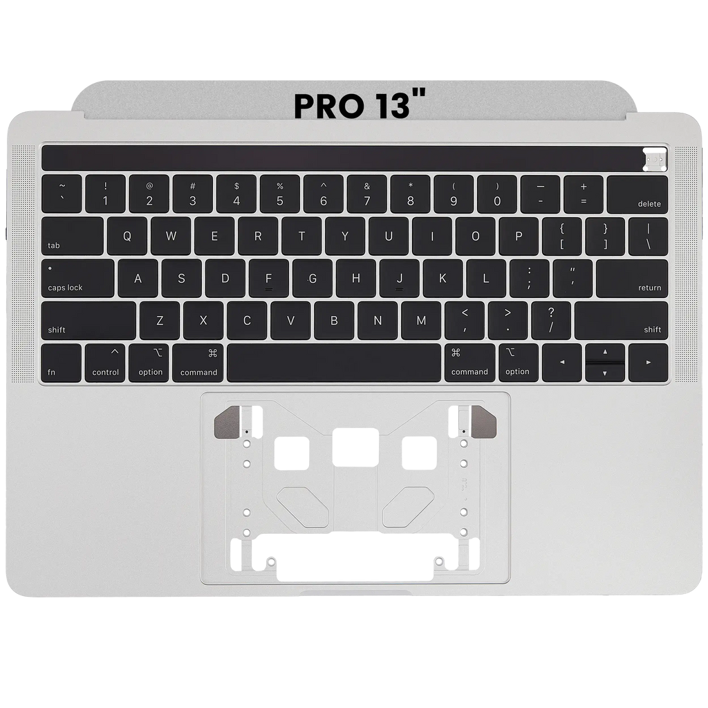 Top Case mit US-Tastatur für MacBook Pro 13 A1989 2018-2019 Silber Neu