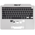 Top Case with Keyboard for MacBook Pro 13" A2289 (2020) – US Keyboard – Silver – Used OEM Removal (Grade New)
