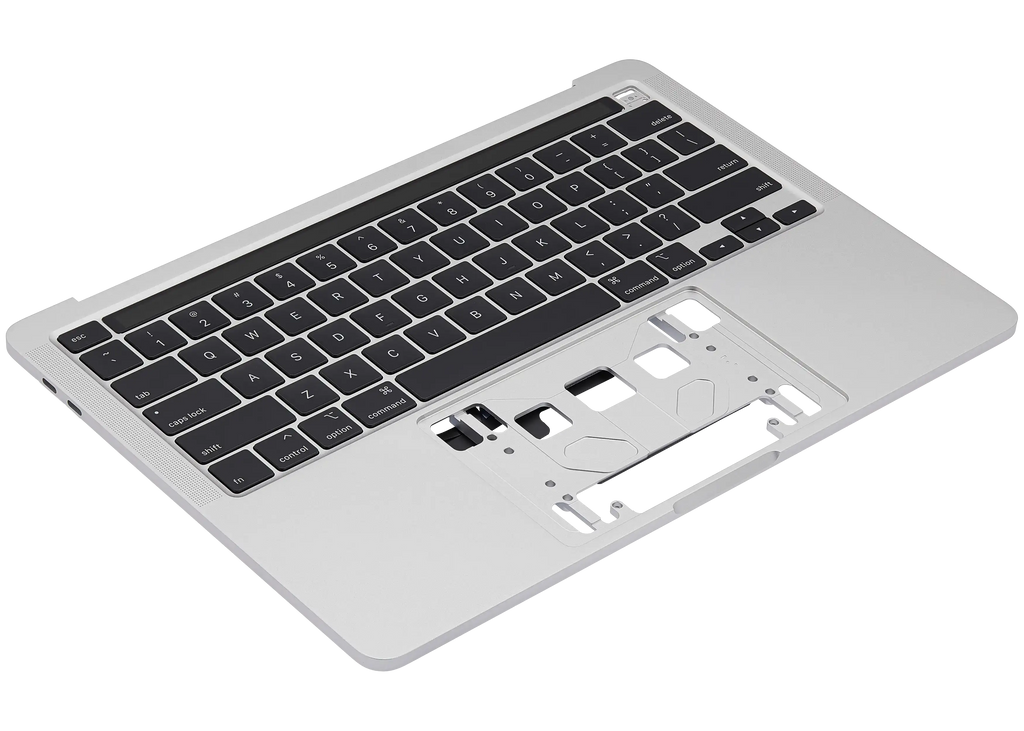 Top Case m. Tastatur f. MacBook Pro 13 A2289, US-Tastatur, Silber, OEM Neuwertig