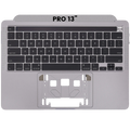 Top Case mit Tastatur für MacBook Pro 13" A2251 (2020) US-Tastatur Space Gray