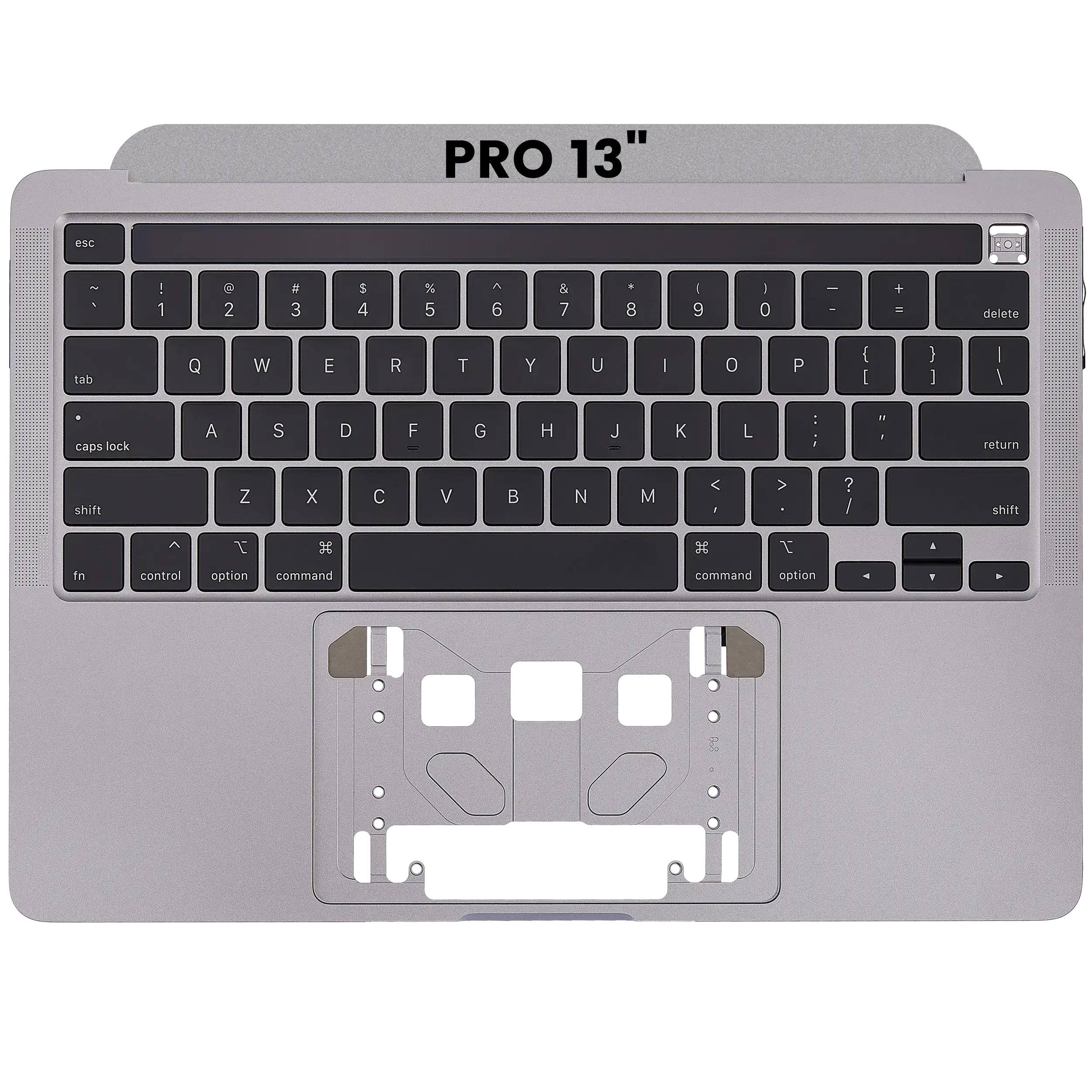 Top Case with Keyboard for MacBook Pro 13" A2251 (2020) US Keyboard Space Gray