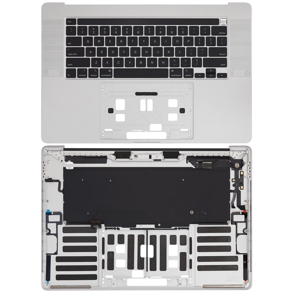 Top Case mit US-Tastatur für MacBook Pro 16" A2141 (2019) Silber OEM Neu