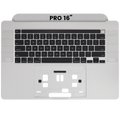Top Case mit US-Tastatur für MacBook Pro 16" A2141 (2019) Silber OEM Neu