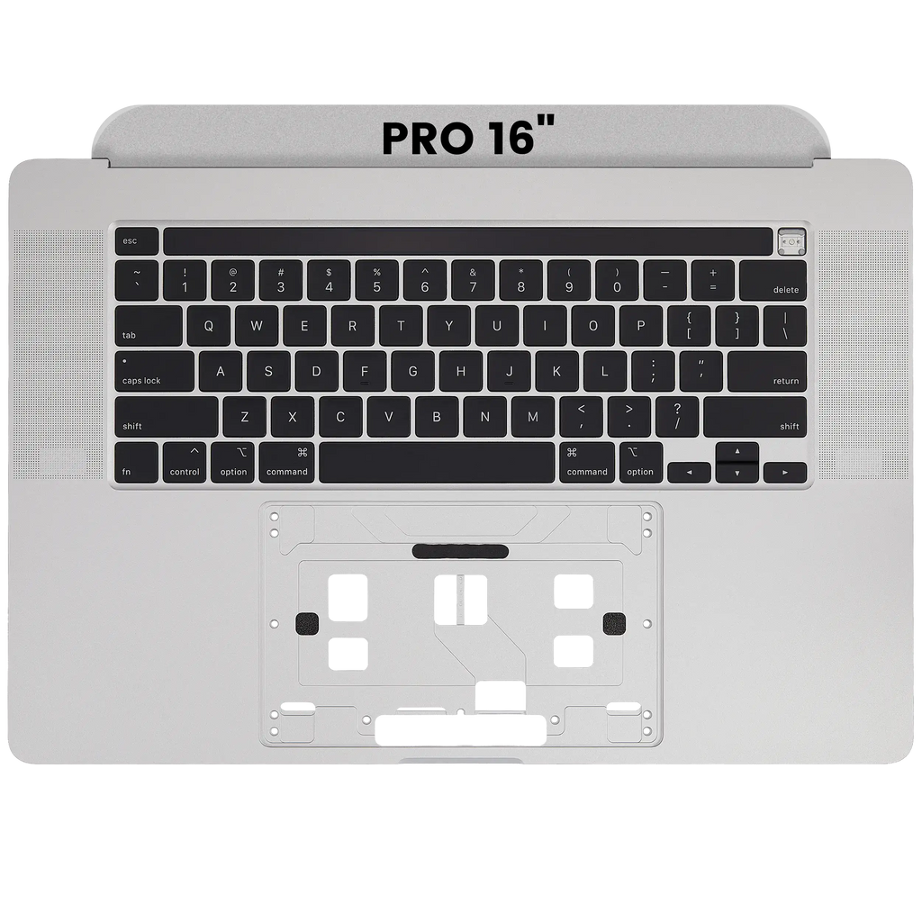 Top Case mit US-Tastatur für MacBook Pro 16" A2141 (2019) Silber OEM Neu