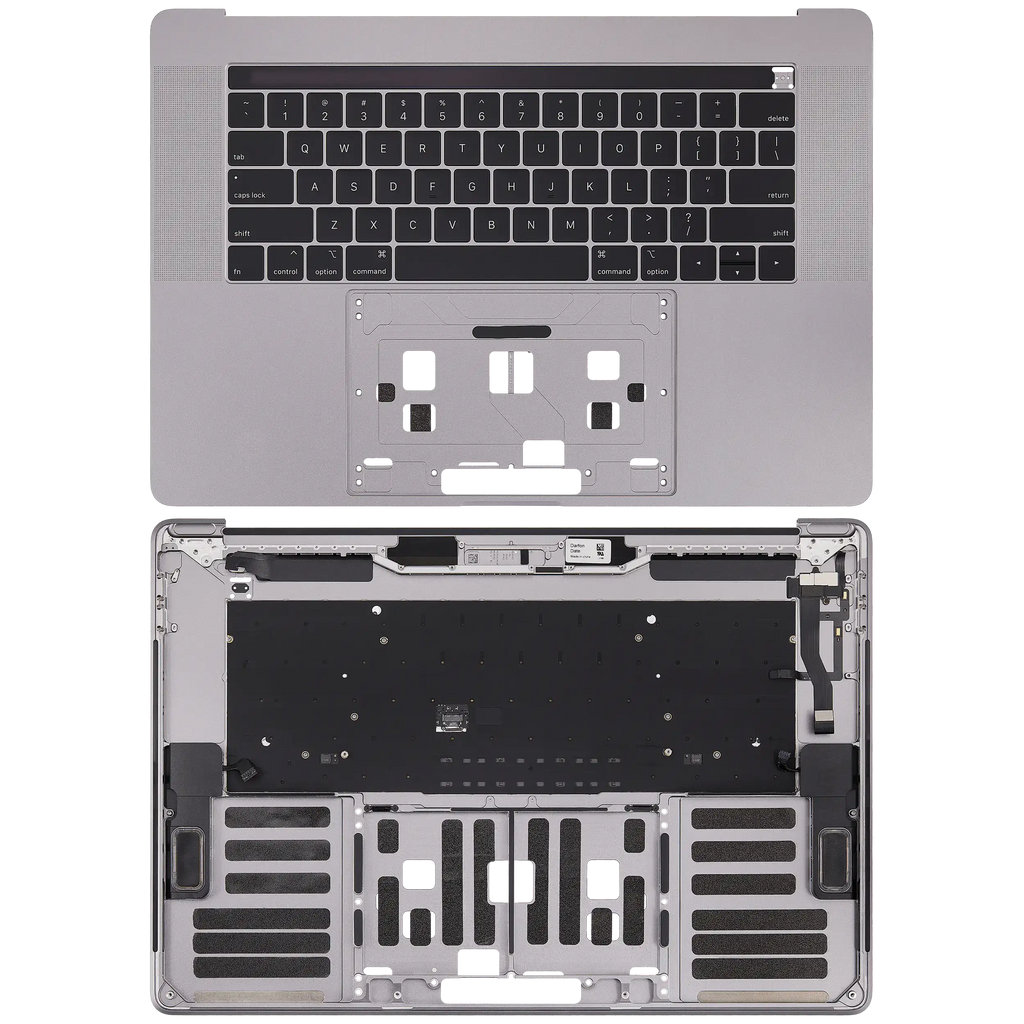 Top Case m. Tastatur f. MacBook Pro 15" A1990 Space Grau US Gebrauchter Ausbau/Pull wie neu