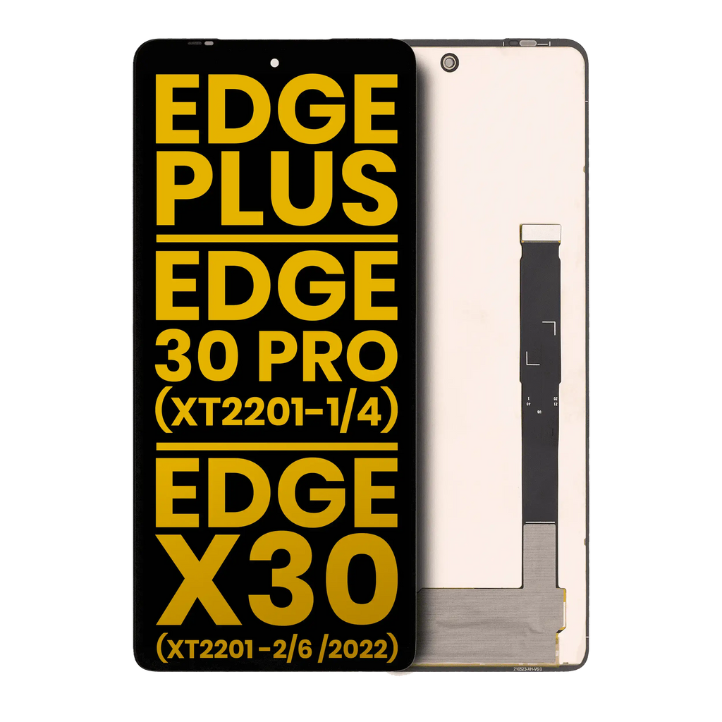 OLED Display without Frame for Motorola Moto Edge Plus / Edge 30 Pro (XT2201-1/4) / Edge X30 5G (XT2201-2/6 /2022) (Refurbished, All Colors)