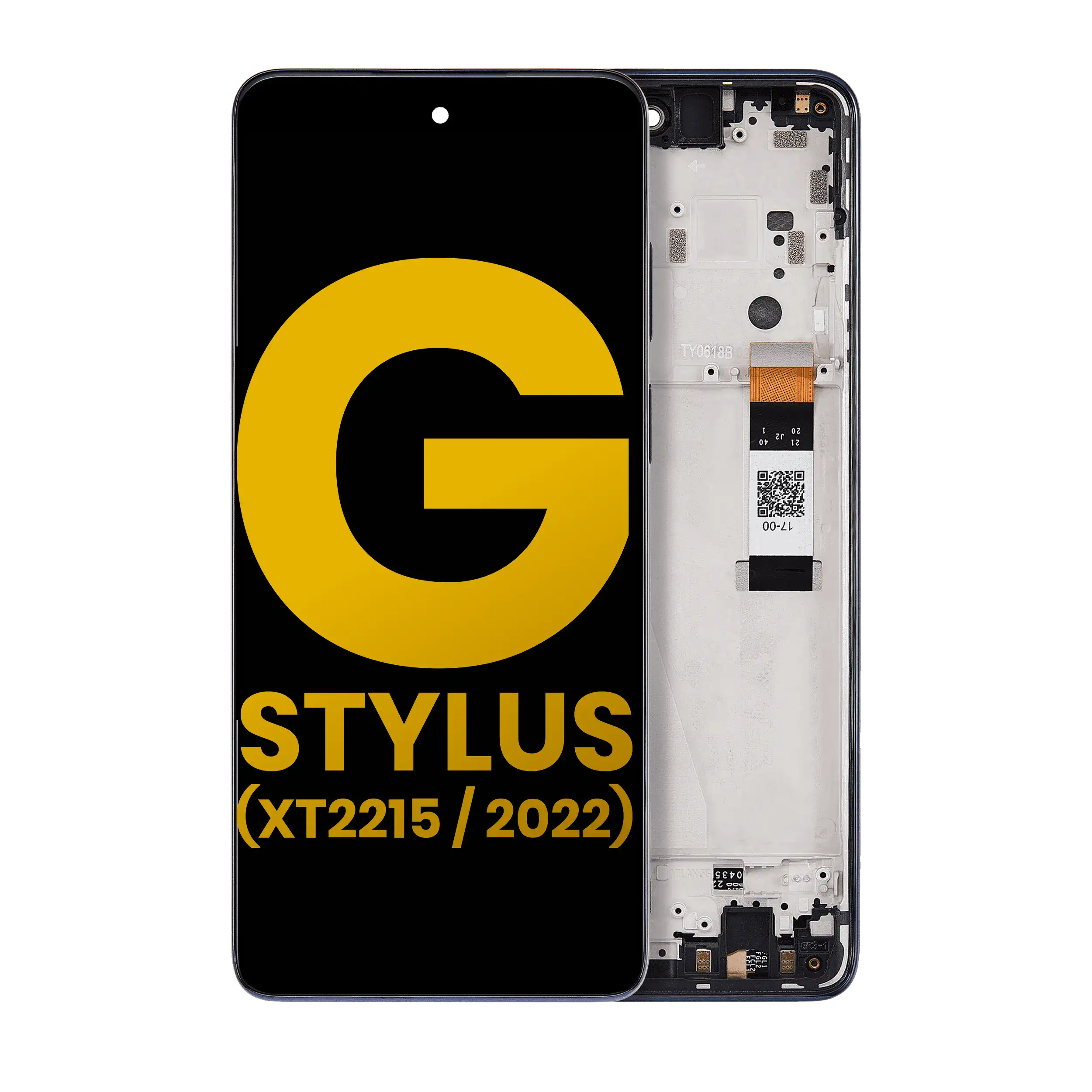 LCD Assembly with Frame for Motorola Moto G Stylus 5G (XT2215 / 2022) (Refurbished) (Steel Blue)