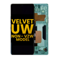 LG Velvet 5G OLED-Display mit Rahmen Grün (Generalüberholt)