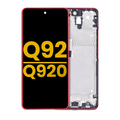 LCD Display with Frame for LG Q92 5G / Q920 (Refurbished) (Red)