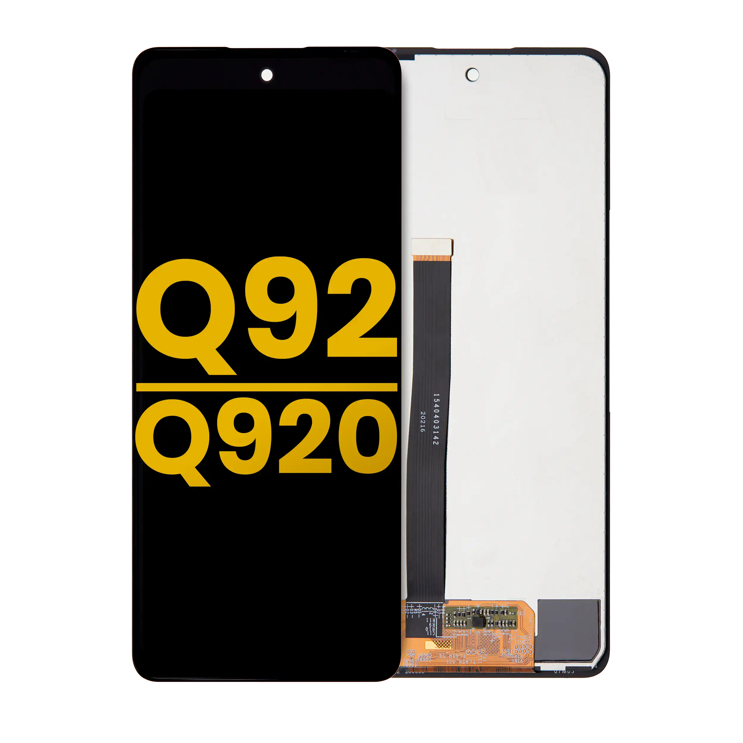 LCD-Komponente ohne Rahmen für LG Q92 5G / Q920 (Refurbished) (Alle Farben)