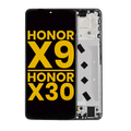 LCD Display with Frame for Honor X9 / Honor X30 / Honor X9 5G (Refurbished) (Midnight Black)