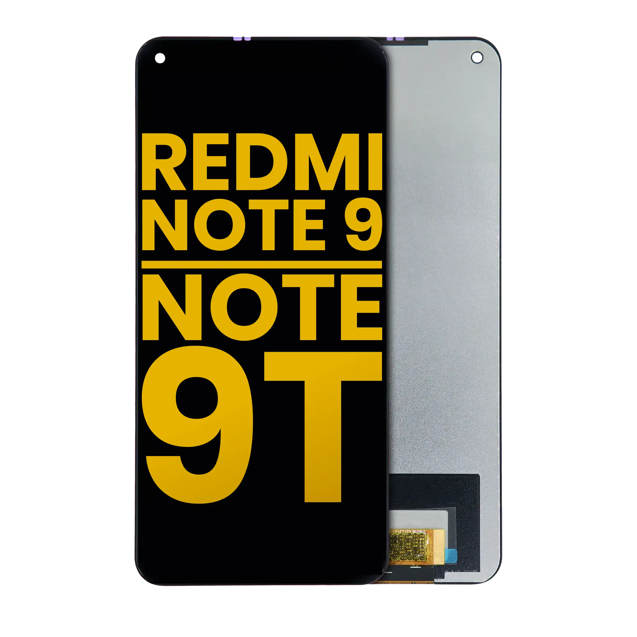Frameless LCD Display for Xiaomi Redmi Note 9 5G / Note 9T (Refurbished, all colors)
