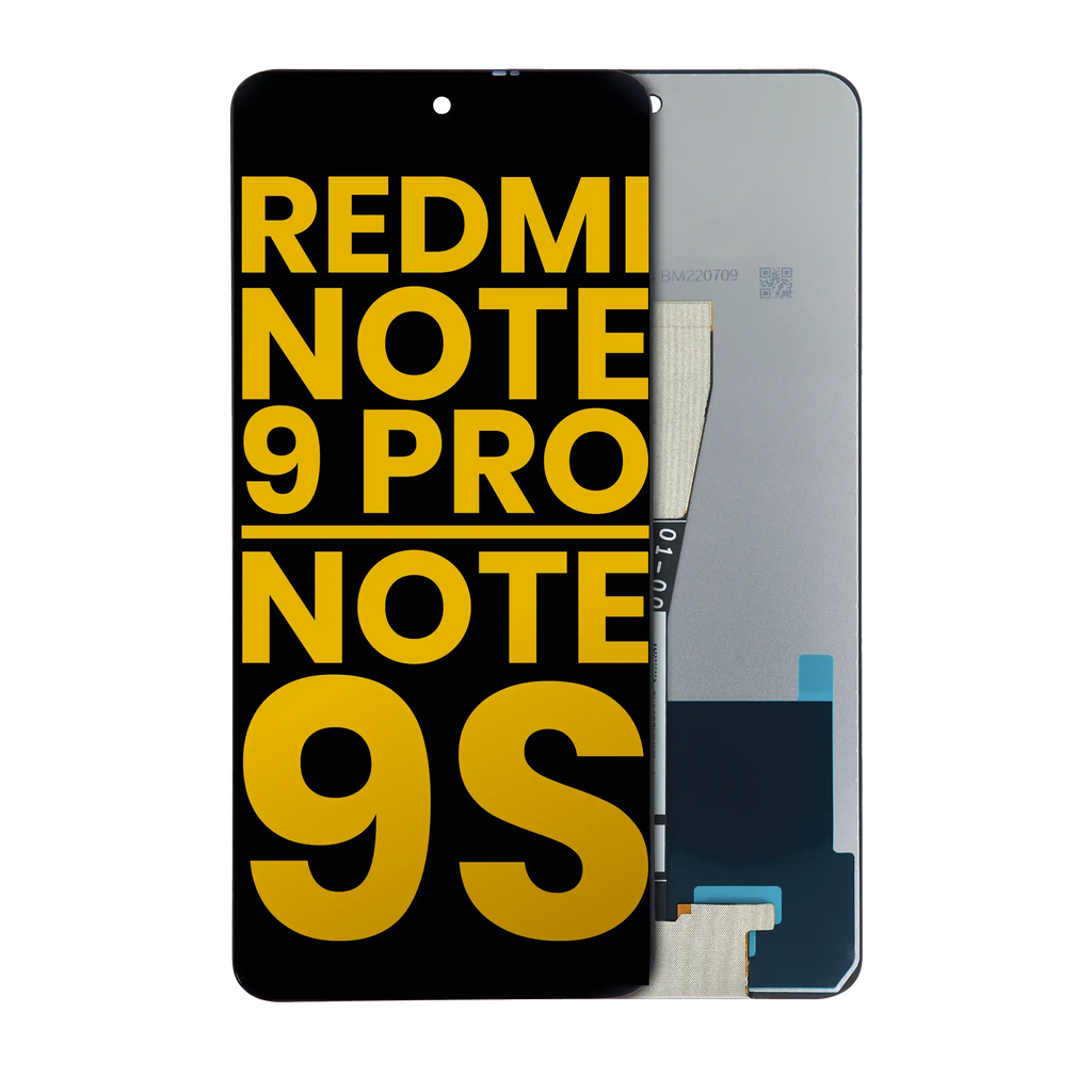 LCD-Display o. Rahmen für Xiaomi Redmi Note 9 Pro/S/10 Lite (Ref., alle F.)