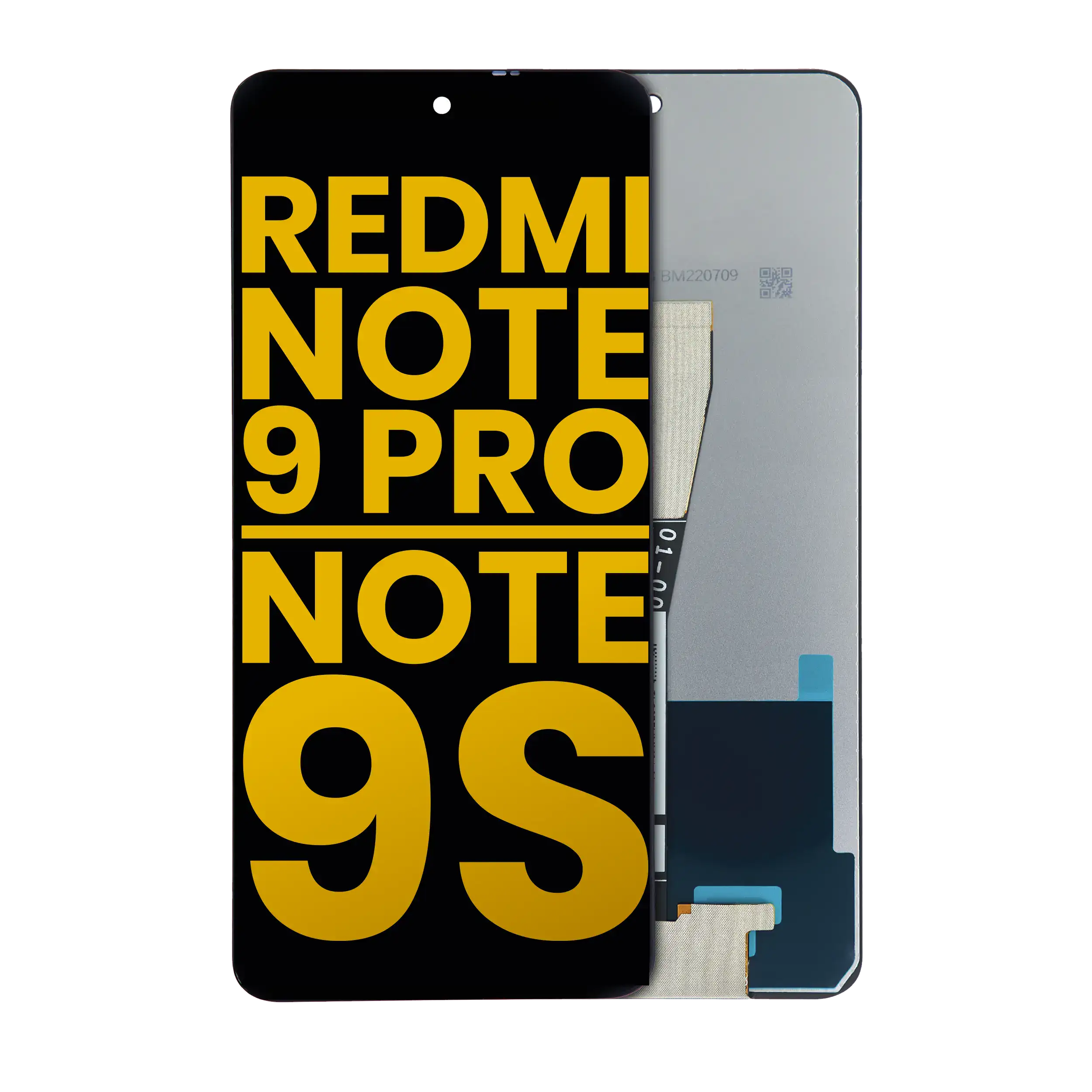 LCD-Display o. Rahmen für Xiaomi Redmi Note 9 Pro/S/10 Lite (Ref., alle F.)