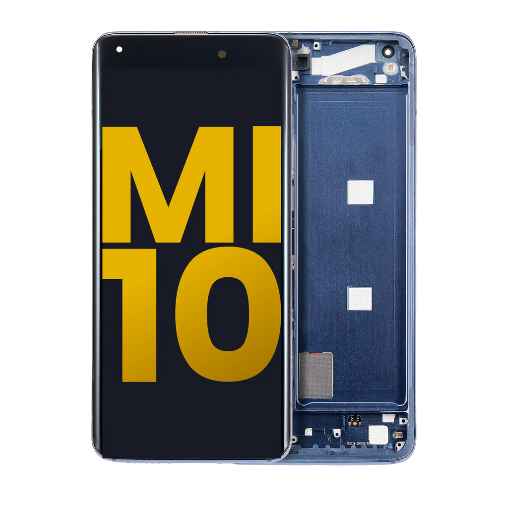 OLED-Display mit Rahmen für Xiaomi Mi 10 5G (Refurbished) (Twilight Gray)