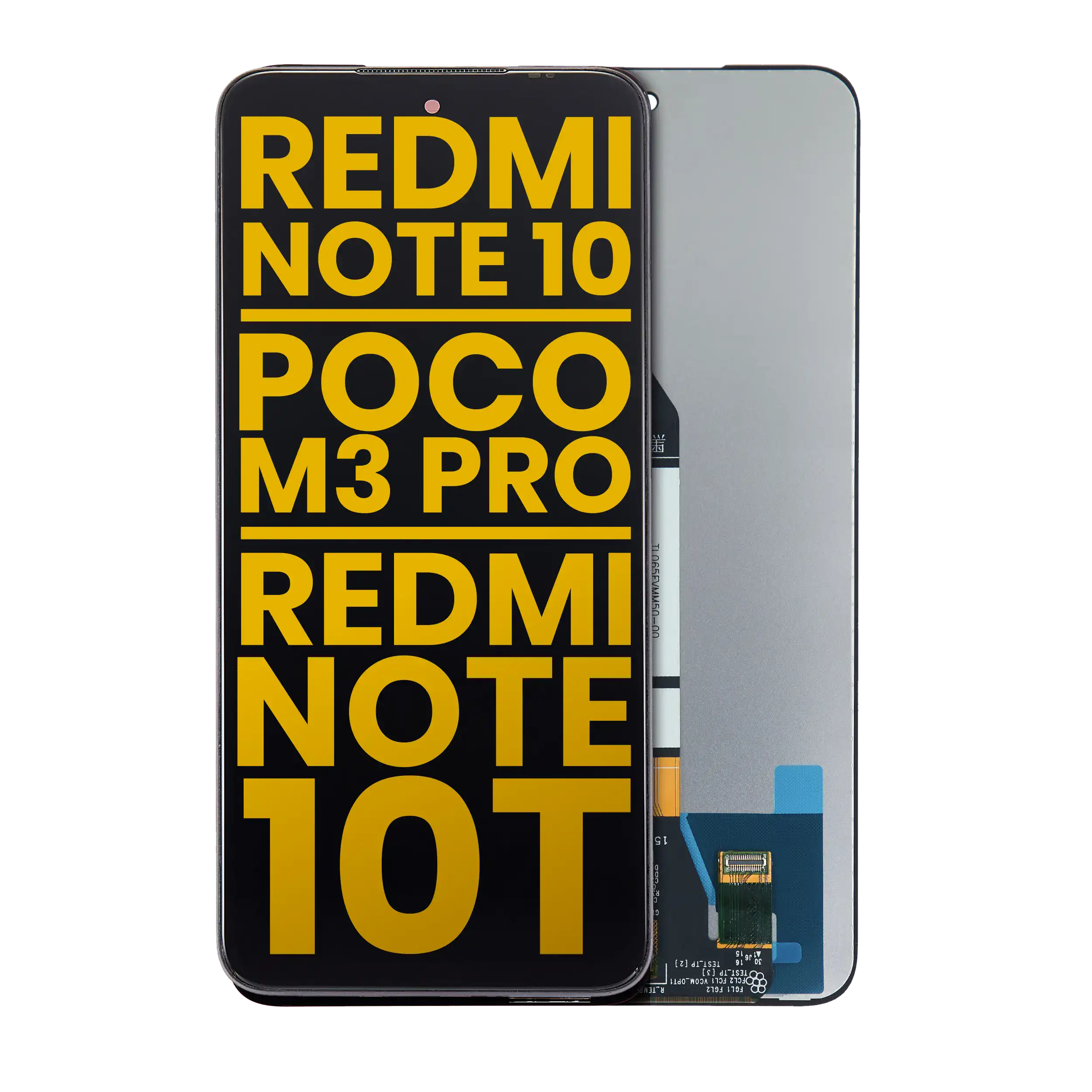 LCD ohne Rahmen Xiaomi Redmi Note 10 5G/Poco M3 Pro/Note 11SE (Aftermarket Plus)