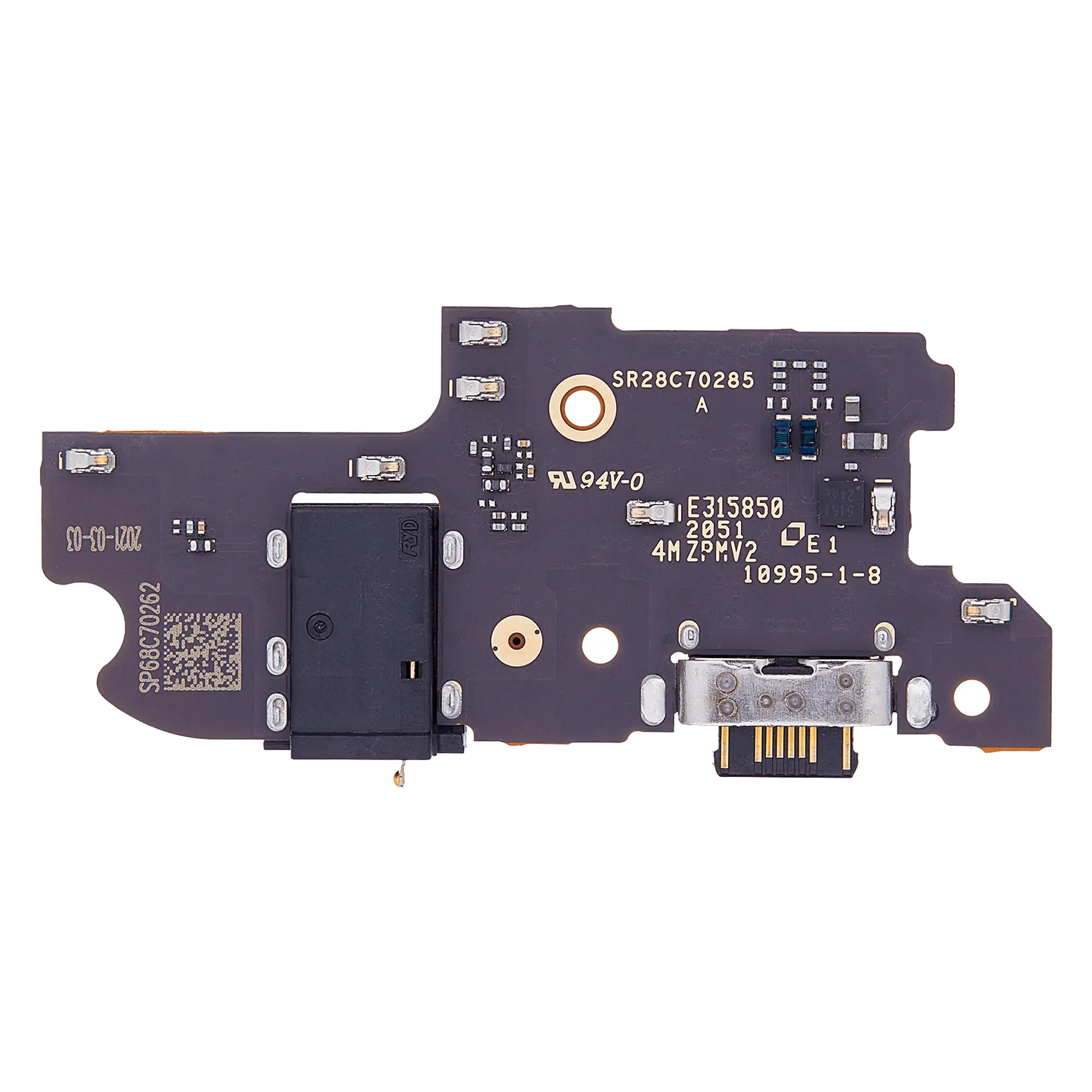 Charging Port Board with Headphone Jack for Motorola One Fusion Plus (XT2067-2/2020) - Original OEM