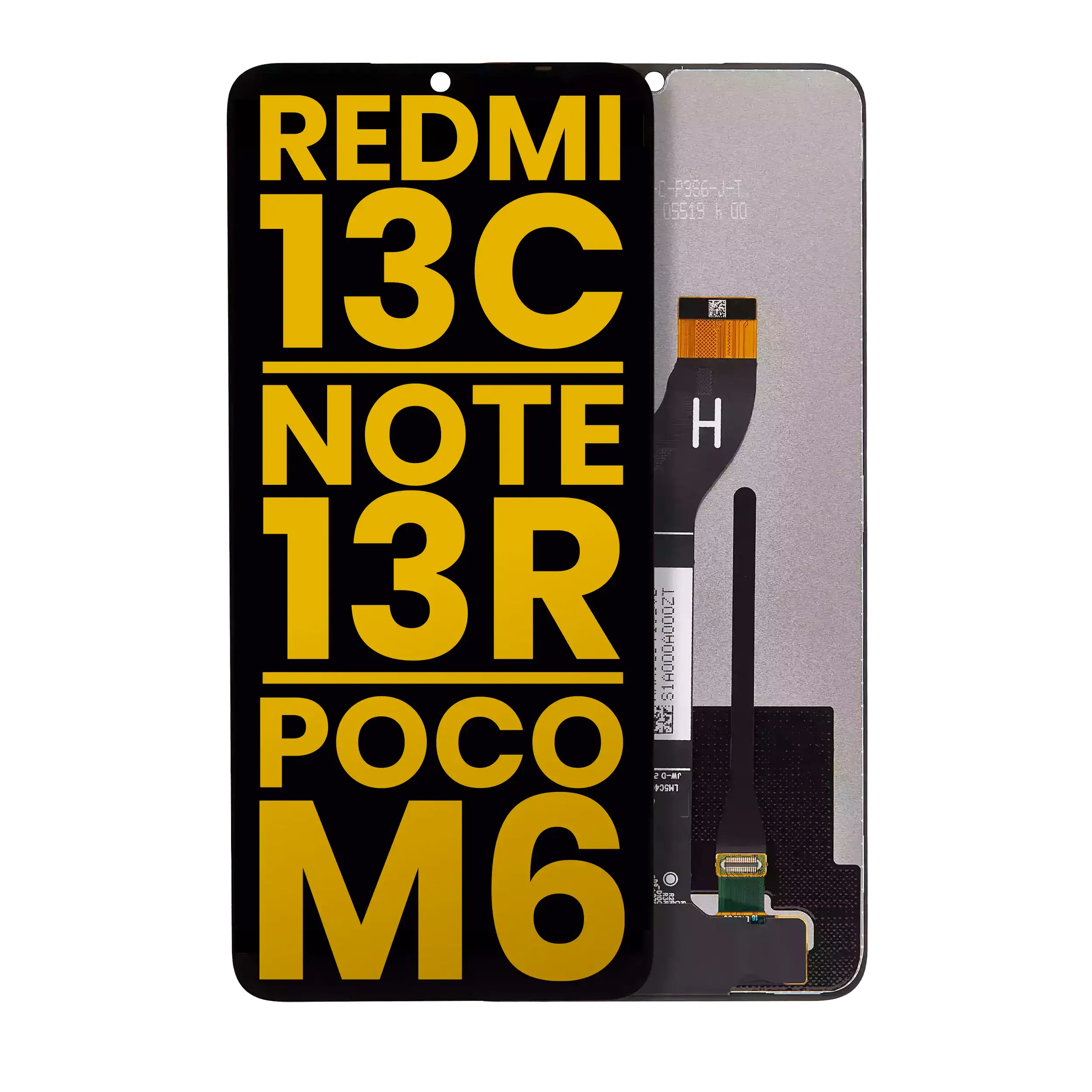 LCD Display without Frame for Xiaomi Redmi 13C 5G / 13R / Poco M6 5G (Refurbished) (All Colors)