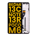 LCD Display with Frame for Xiaomi Redmi 13C 5G / Redmi Note 13R / Poco M6 5G (Refurbished) (All Colors)