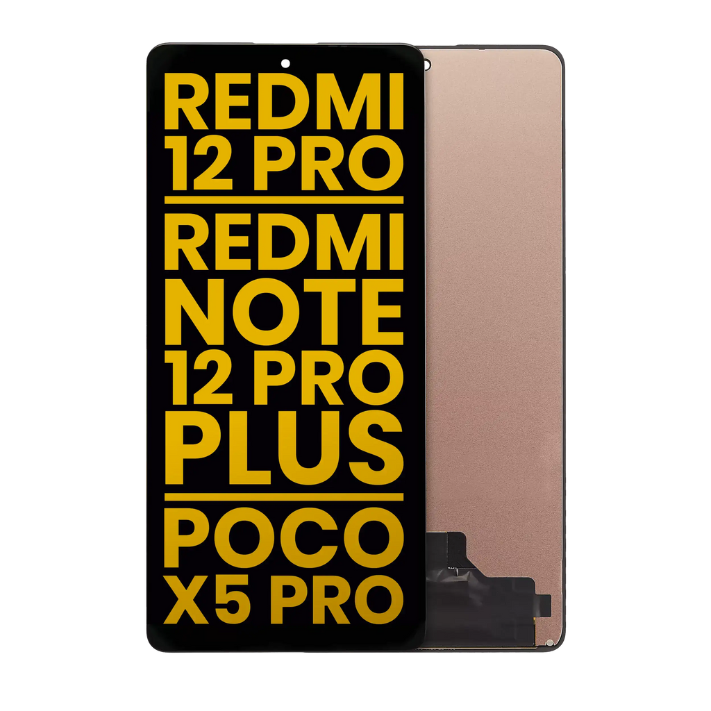 OLED Display without Frame for Xiaomi Redmi Note 12 Pro 5G / Xiaomi Redmi Note 12 Pro+ / Redmi Note 12 Pro Speed / Poco X5 Pro (Refurbished) (All Colors)