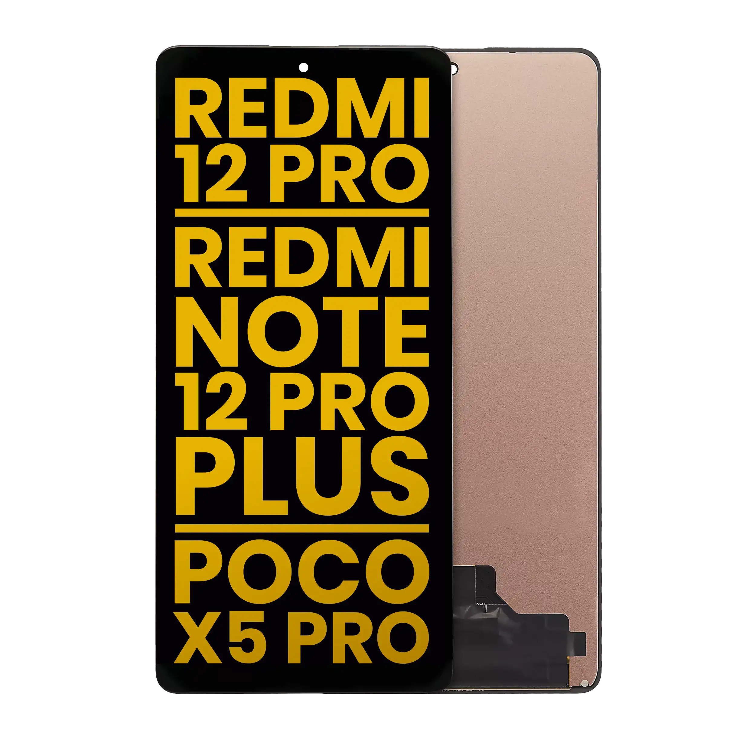 OLED Display without Frame for Xiaomi Redmi Note 12 Pro 5G / Xiaomi Redmi Note 12 Pro+ / Redmi Note 12 Pro Speed / Poco X5 Pro (Refurbished) (All Colors)