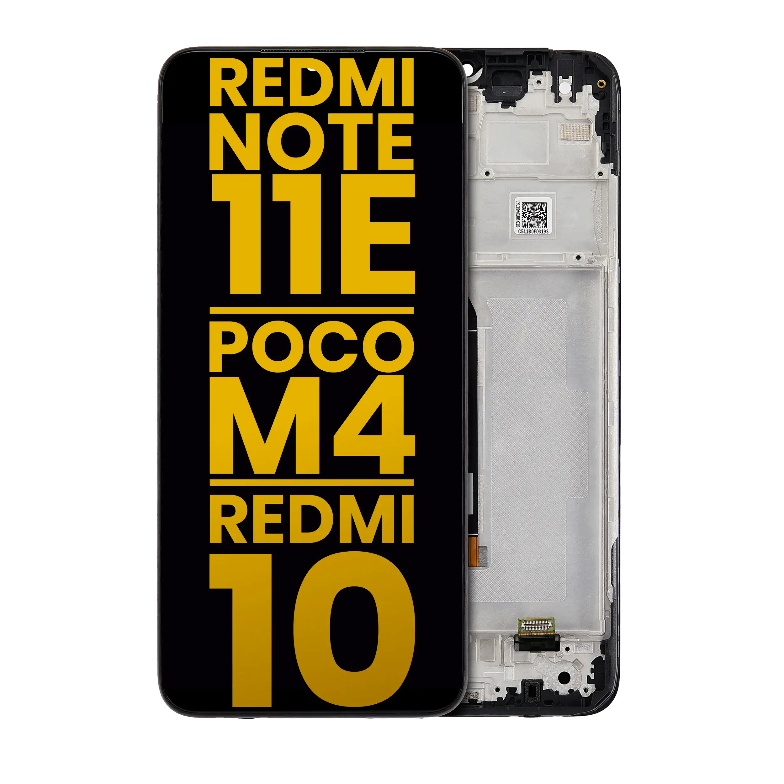 LCD Complete Display with Frame for Xiaomi Redmi Note 11E / Xiaomi Poco M4 5G / Xiaomi Redmi 10 5G (Refurbished) (All Colors)
