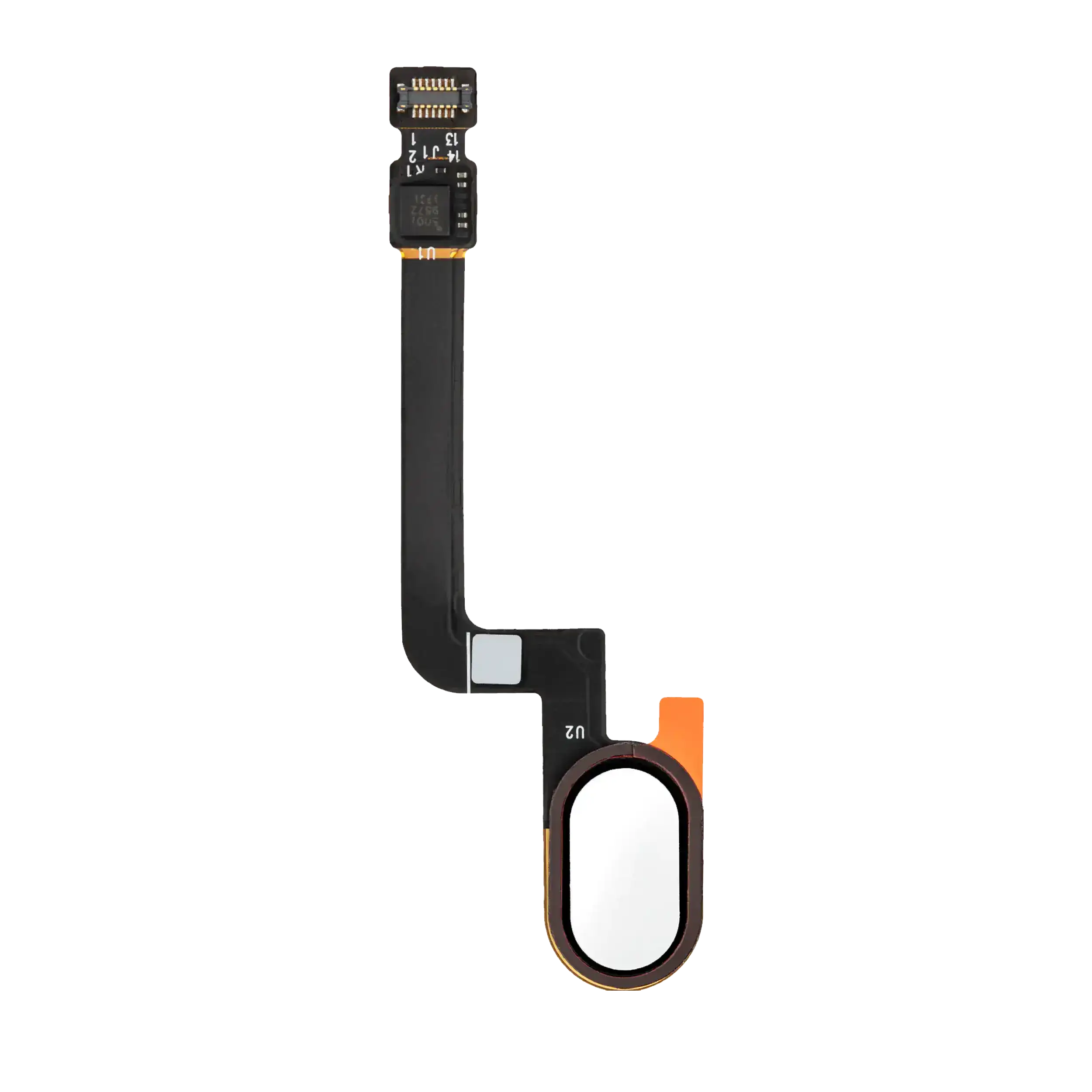 Home Button with Fingerprint Sensor Flex Cable for Motorola Moto G5S (XT1797 / 2017) (White)