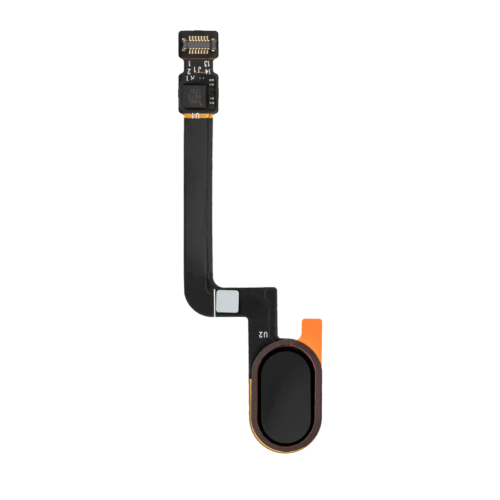Home-Taste mit Fingerabdrucksensor Flexkabel für Motorola Moto G5S (Schwarz)