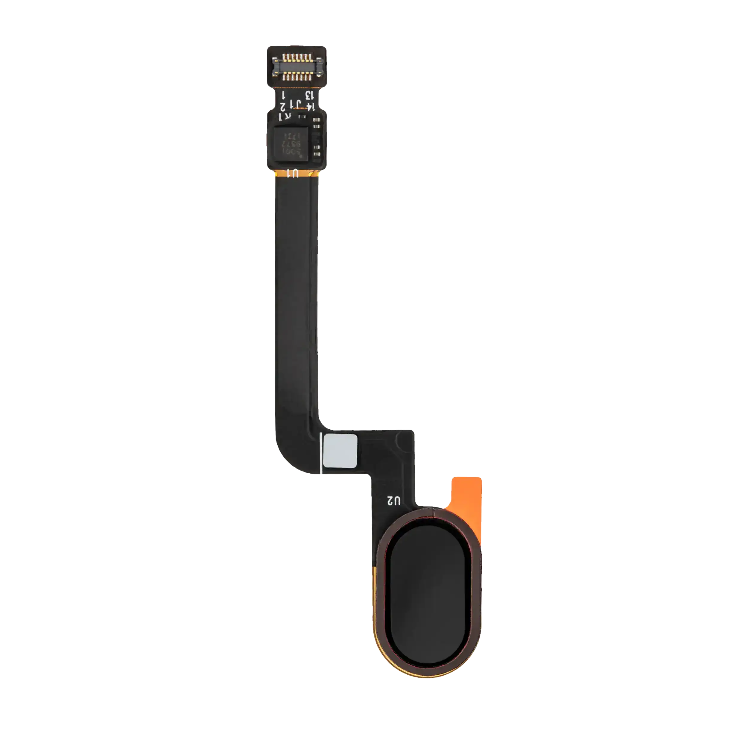 Home-Taste mit Fingerabdrucksensor Flexkabel für Motorola Moto G5S (Schwarz)