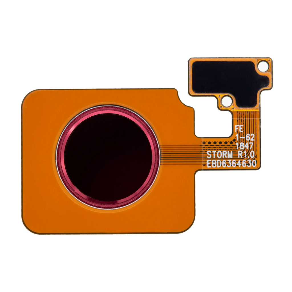 Home-Button Fingerabdrucksensor mit Flex für LG G8 ThinQ / LG V50 ThinQ (Rot)