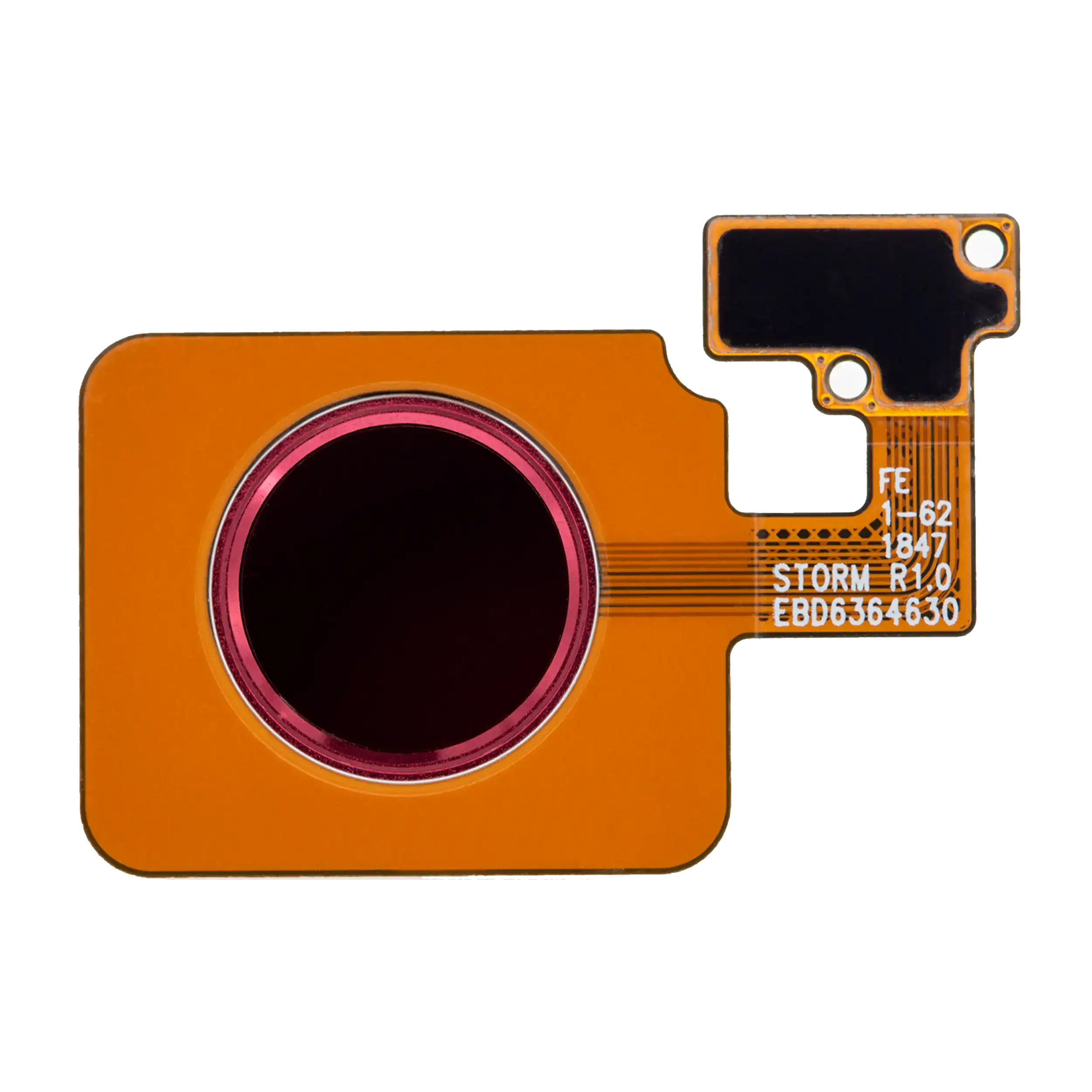 Home-Button Fingerabdrucksensor mit Flex für LG G8 ThinQ / LG V50 ThinQ (Rot)