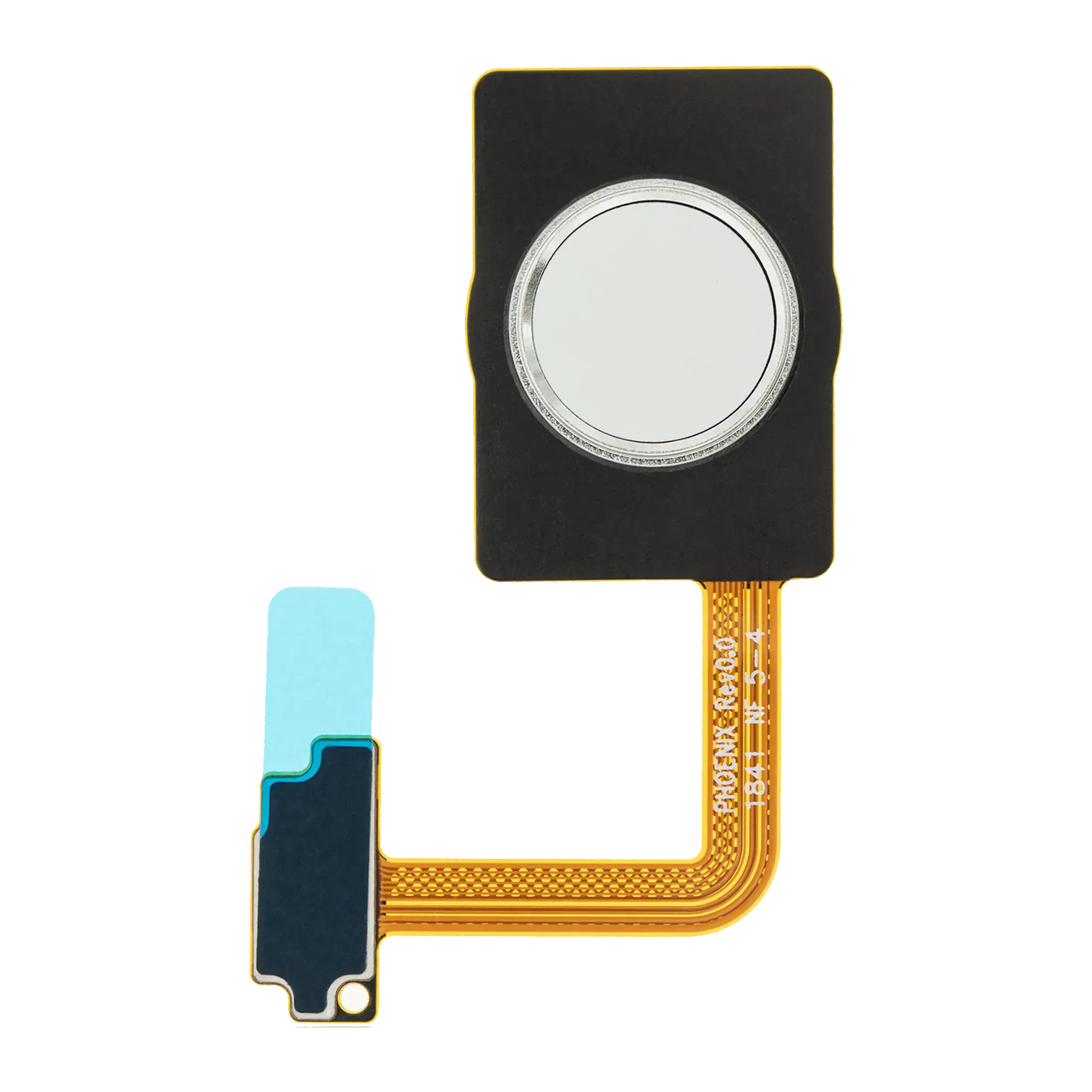 Home-Button mit Fingerabdrucksensor Flexkabel für LG G7 ThinQ (Silber)