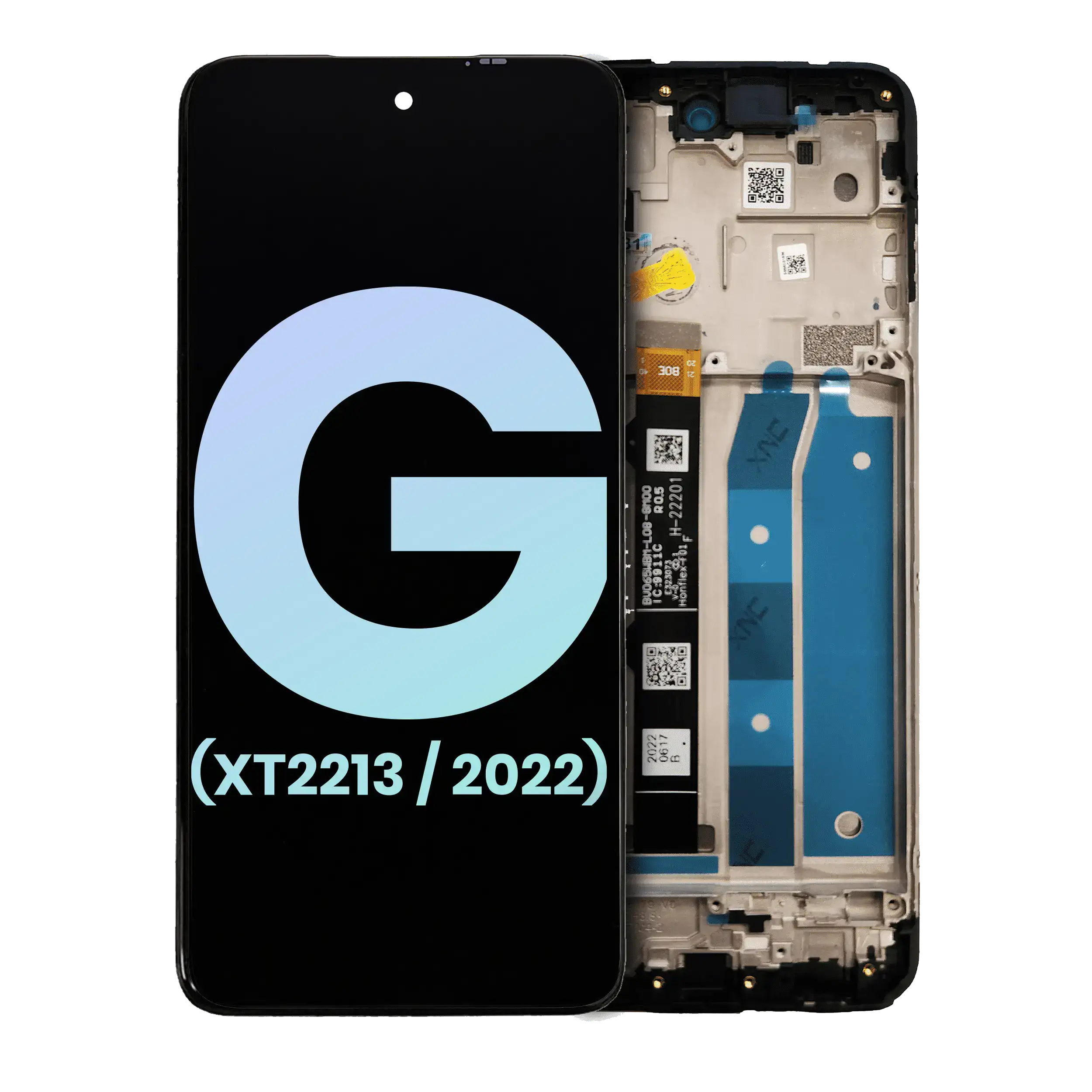 LCD Display with Frame for Motorola Moto G 5G (XT2213 / 2022) (Original OEM) (All Colors)