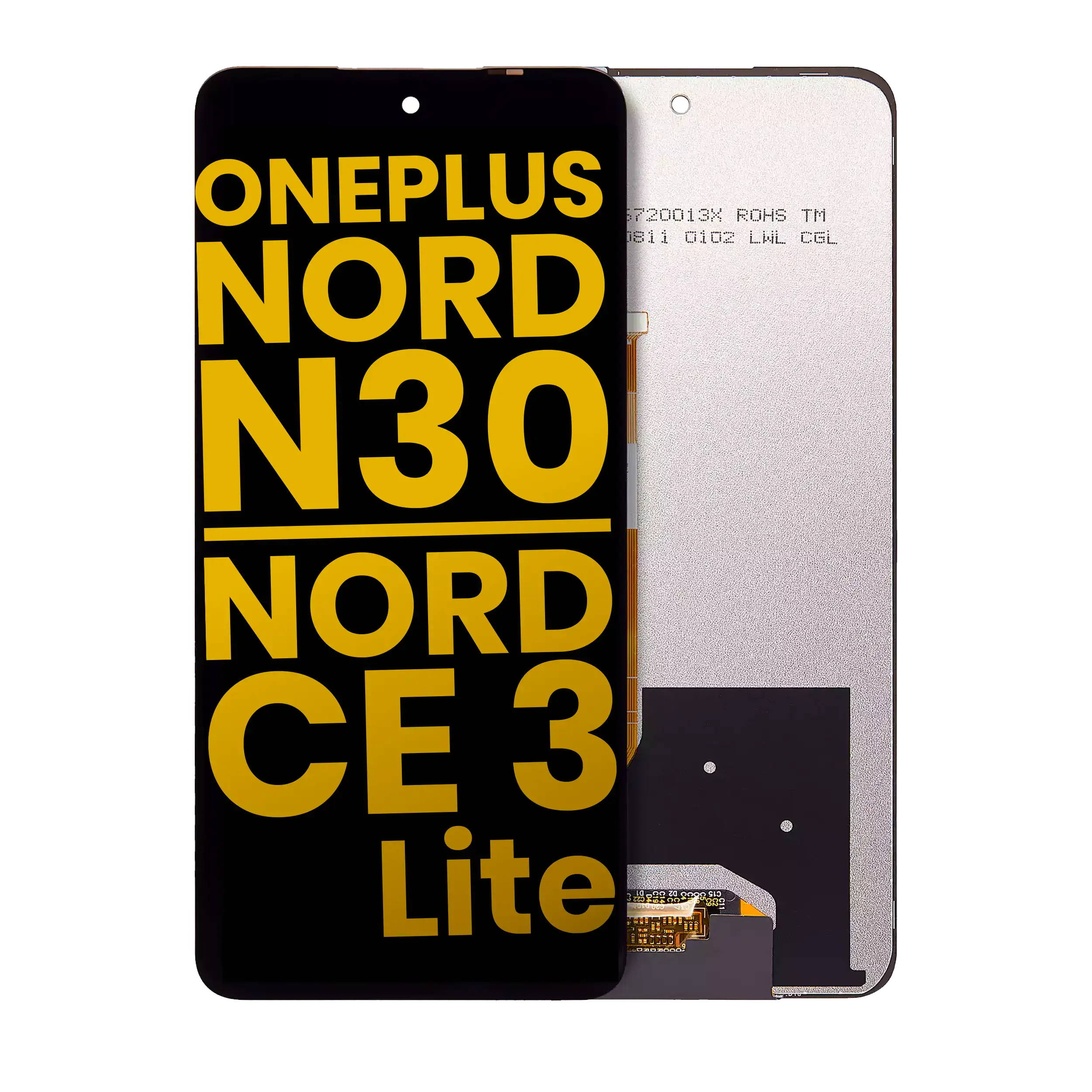 LCD-Display ohne Rahmen für OnePlus Nord N30 5G/CE3 Lite (Refurbished)