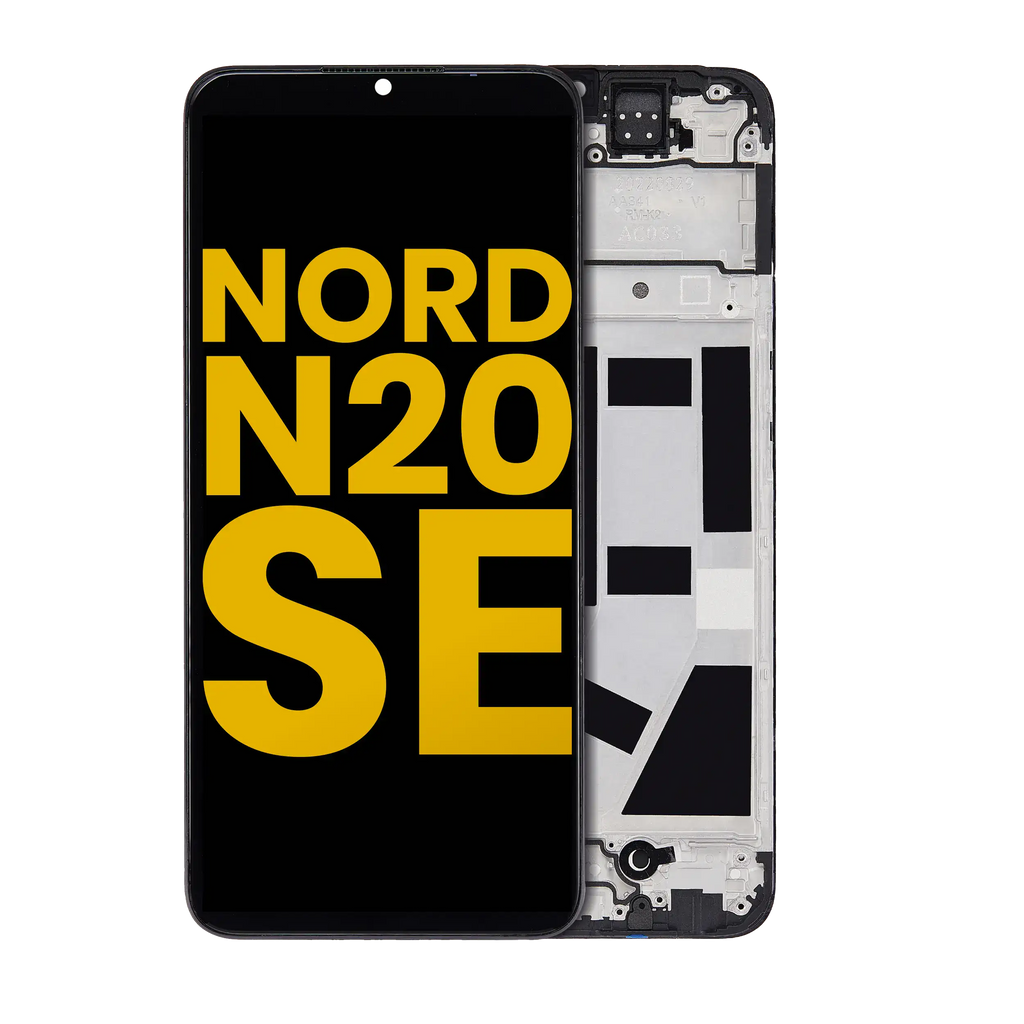 Wiederaufbereitete LCD-Display mit Rahmen für OnePlus Nord N20 SE (Alle Farben)