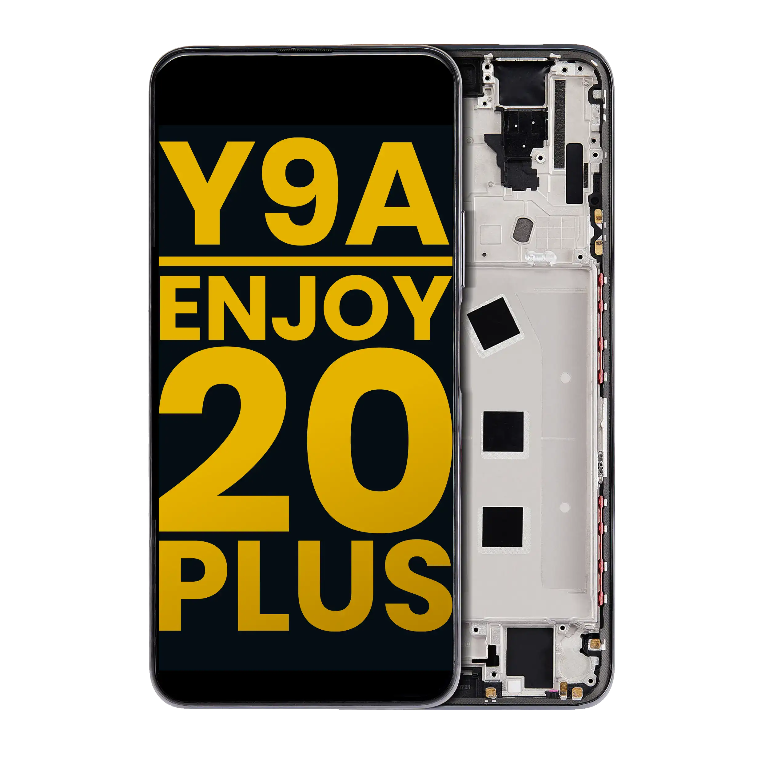 LCD-Display mit Rahmen Huawei Y9a Refurbished Schwarz